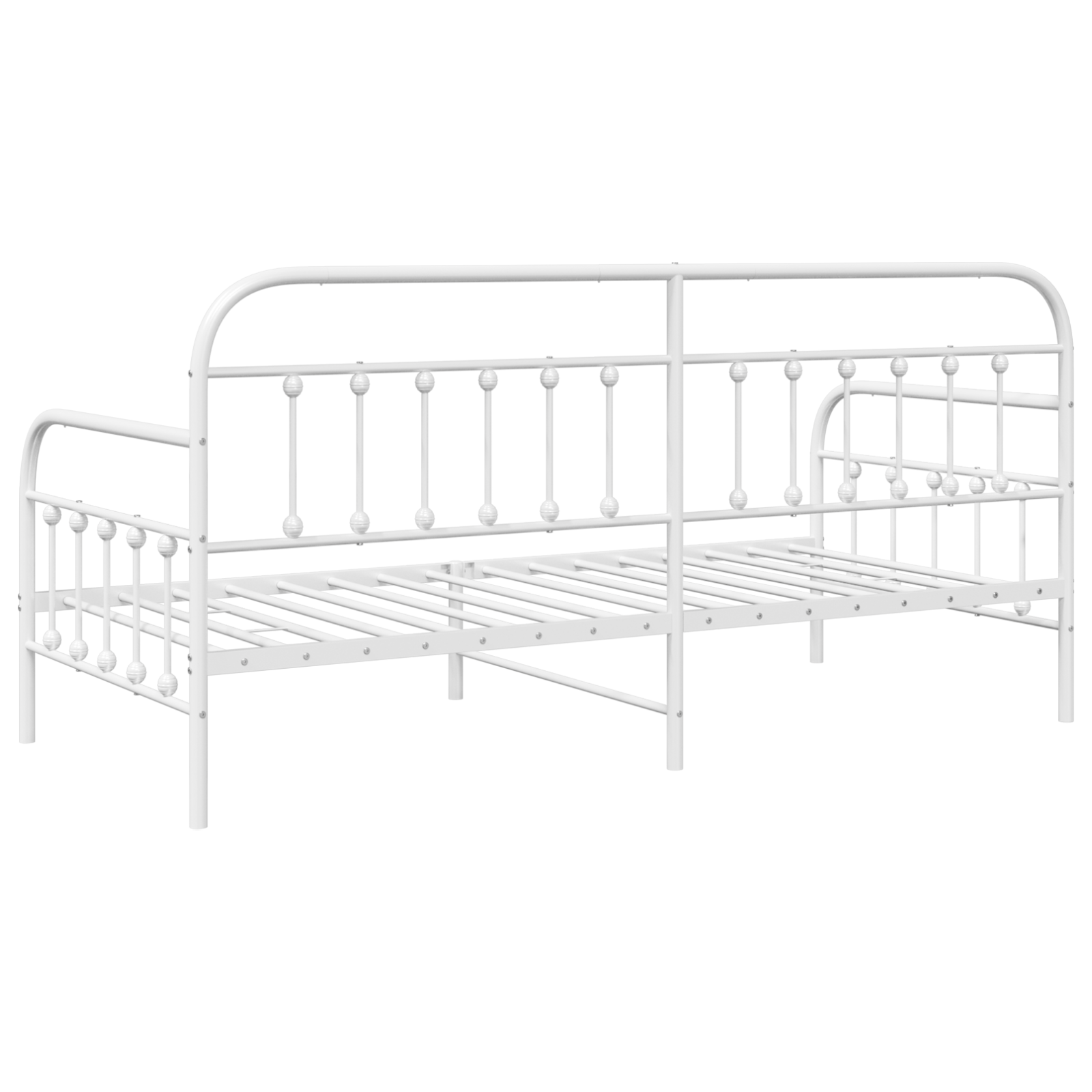 Daybed Frame White 100x190 cm Steel - Image 8