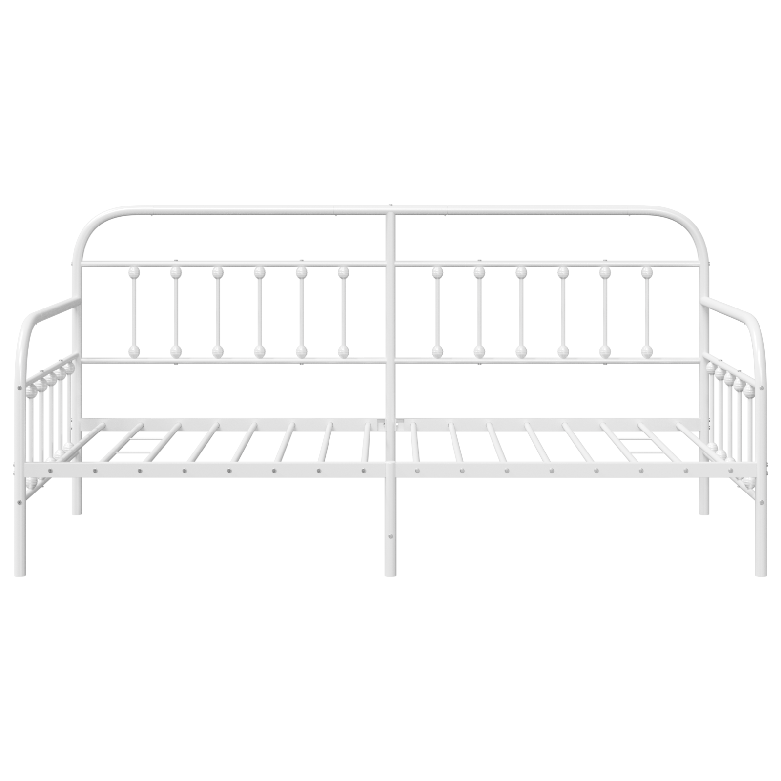 Daybed Frame White 100x190 cm Steel - Image 6
