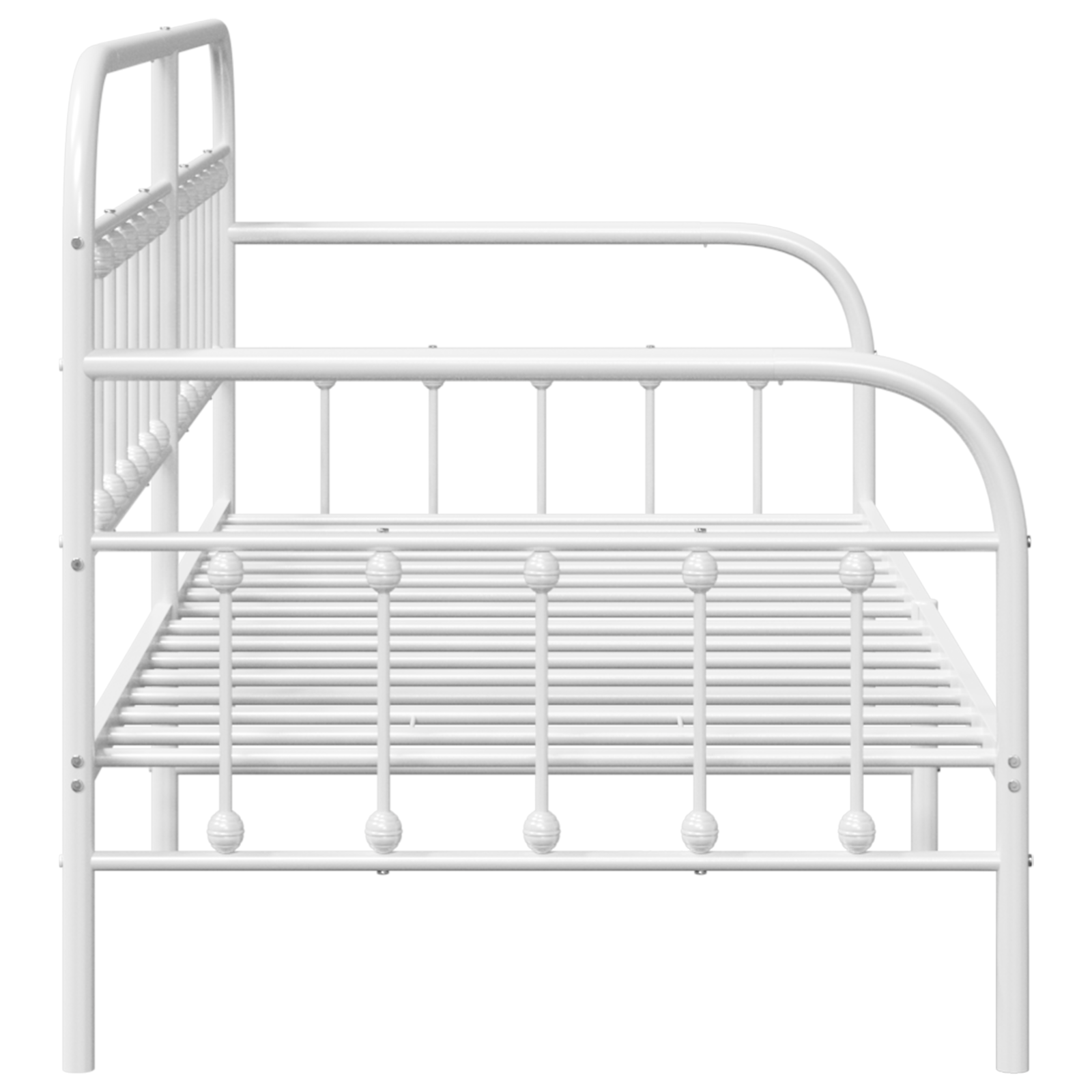 Daybed Frame White 100x190 cm Steel - Image 7