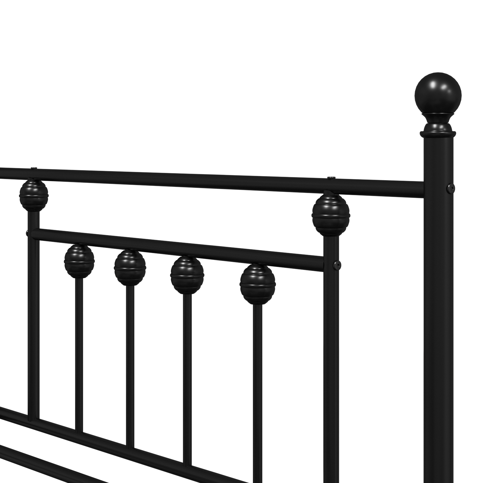 Daybed Frame Black 90x190 cm Steel - Image 9