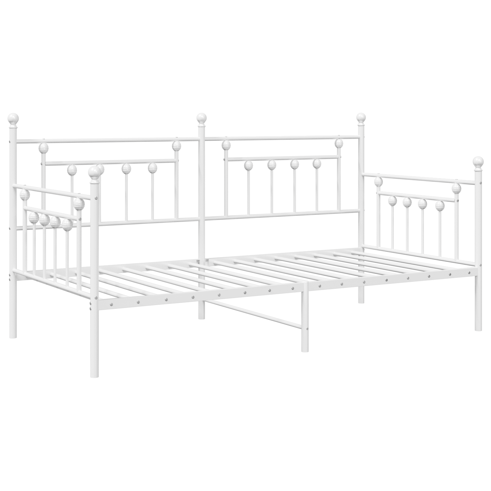 Daybed Frame White 90x200 cm Steel - Image 3