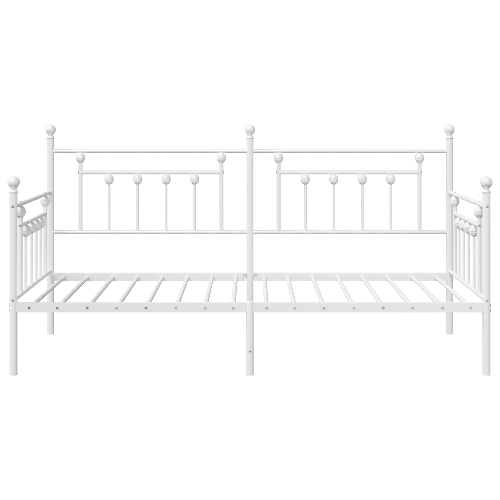 Daybed Frame White 100x200 cm Steel - Image 6