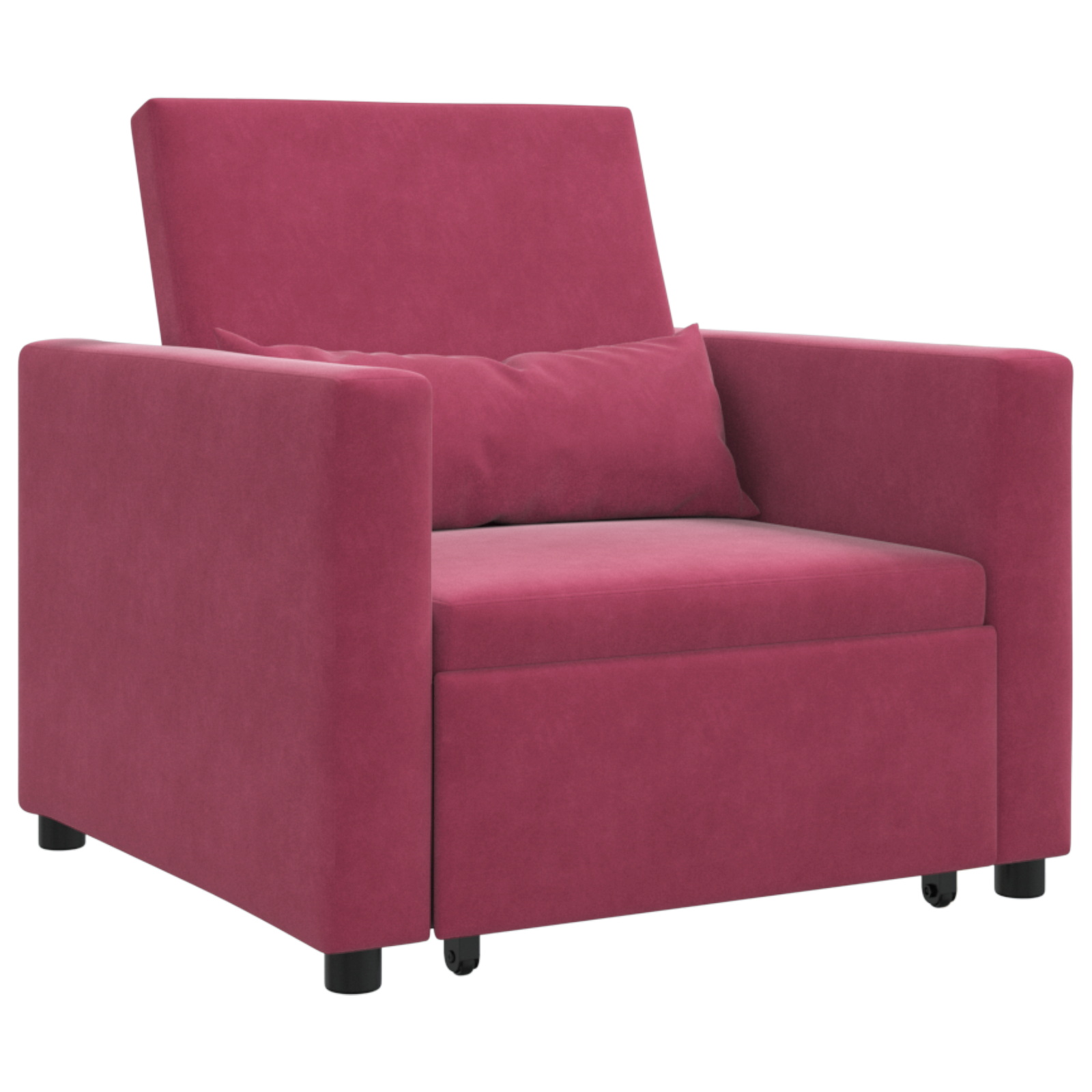 Thumbnail - vidaXL 3-in-1 Schlafsofa Weinrot Samt