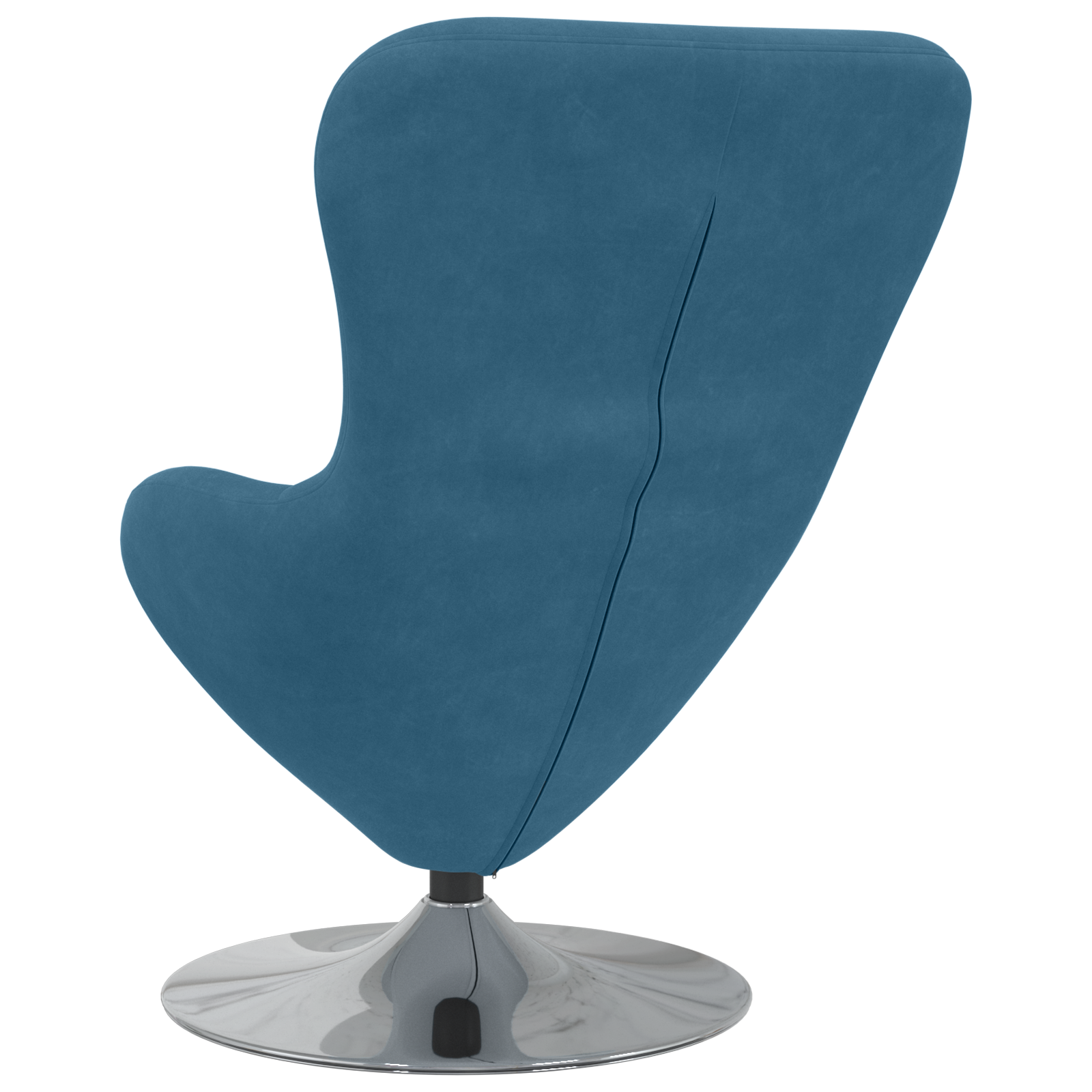 Egg Chair Blue Velvet - Image 6