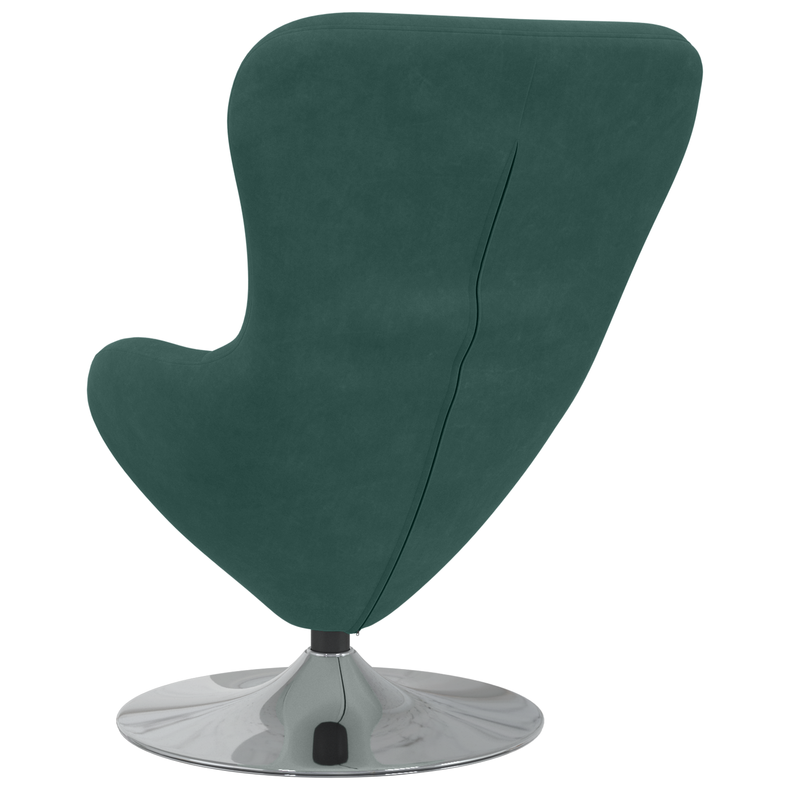 Egg Chair Dark Green Velvet - Image 6