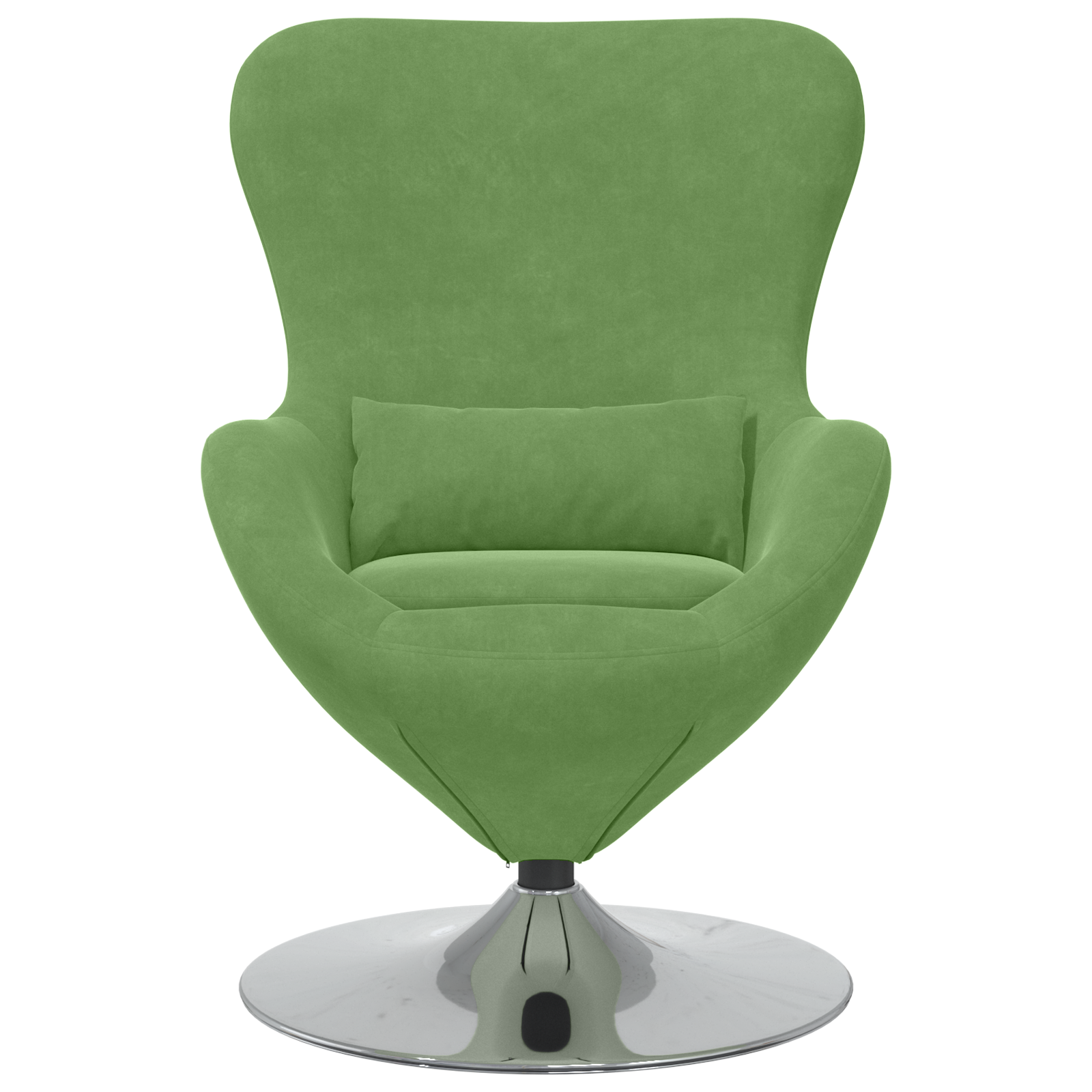 Egg Chair Light Green Velvet - Image 4