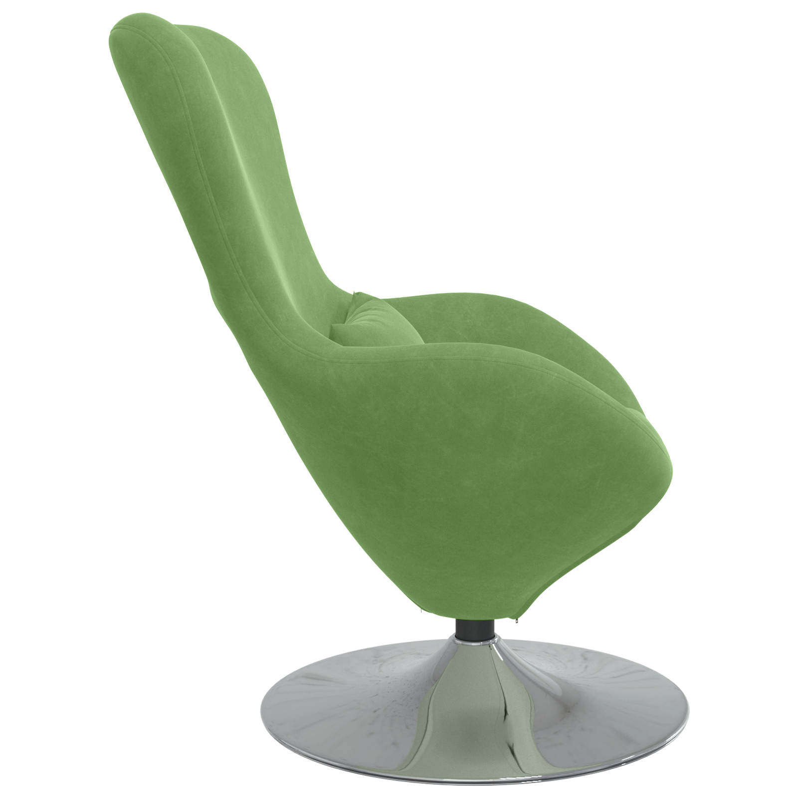 Egg Chair Light Green Velvet - Image 5