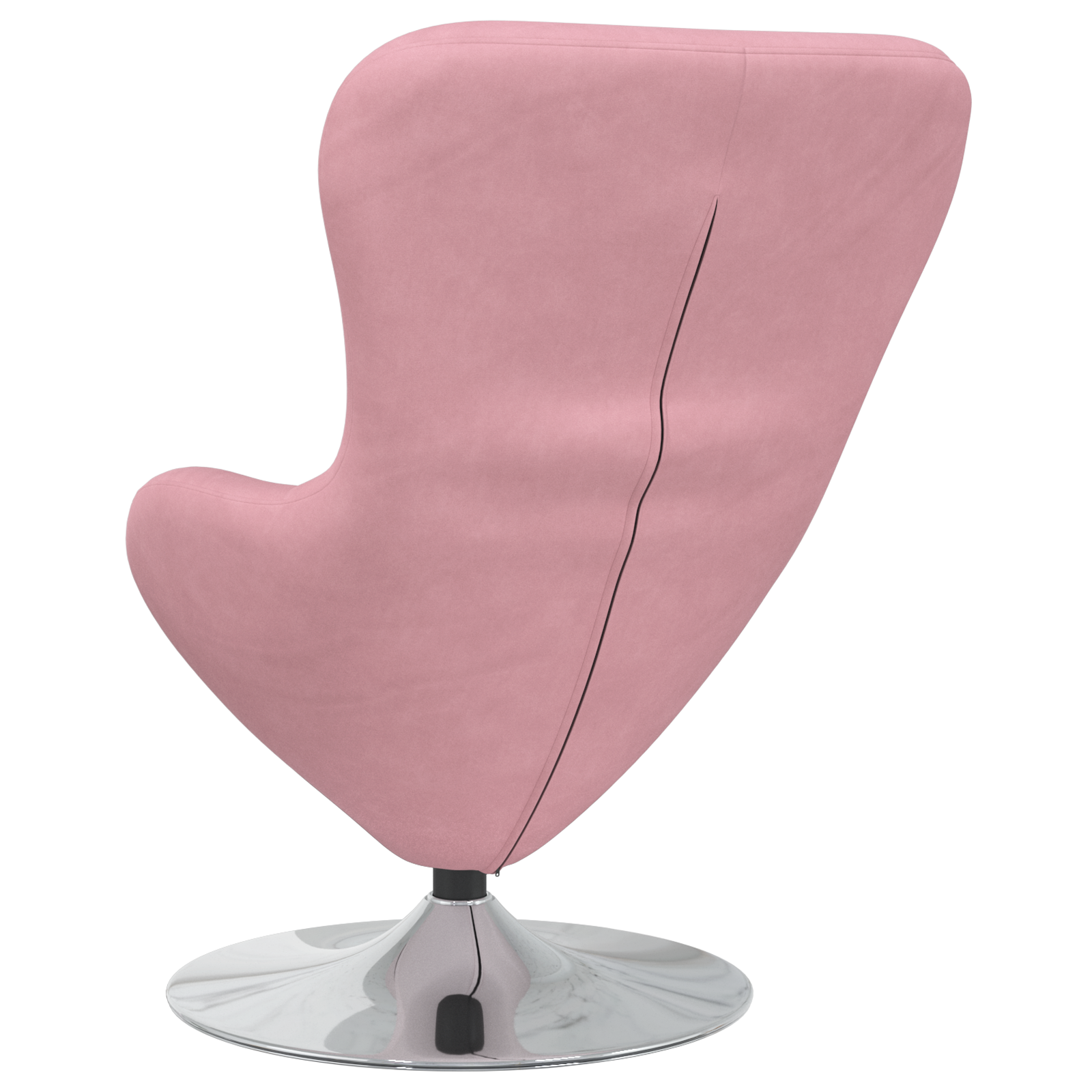 Egg Chair Pink Velvet - Image 6