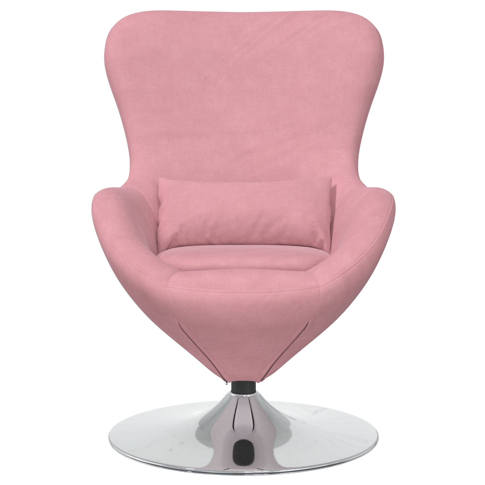 Egg Chair Pink Velvet - Image 4