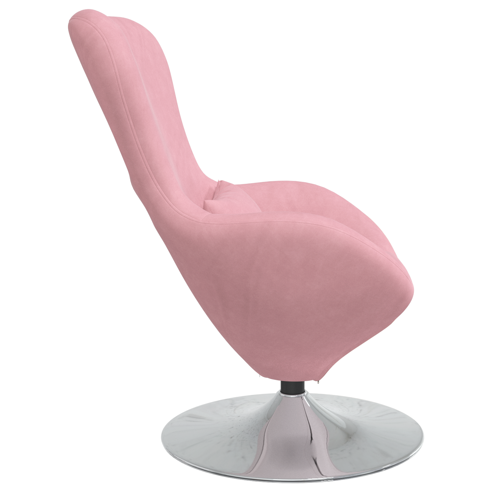 Egg Chair Pink Velvet - Image 5