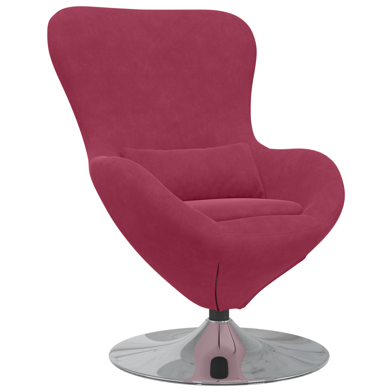 Egg Chair Wine Red Velvet - Image 2