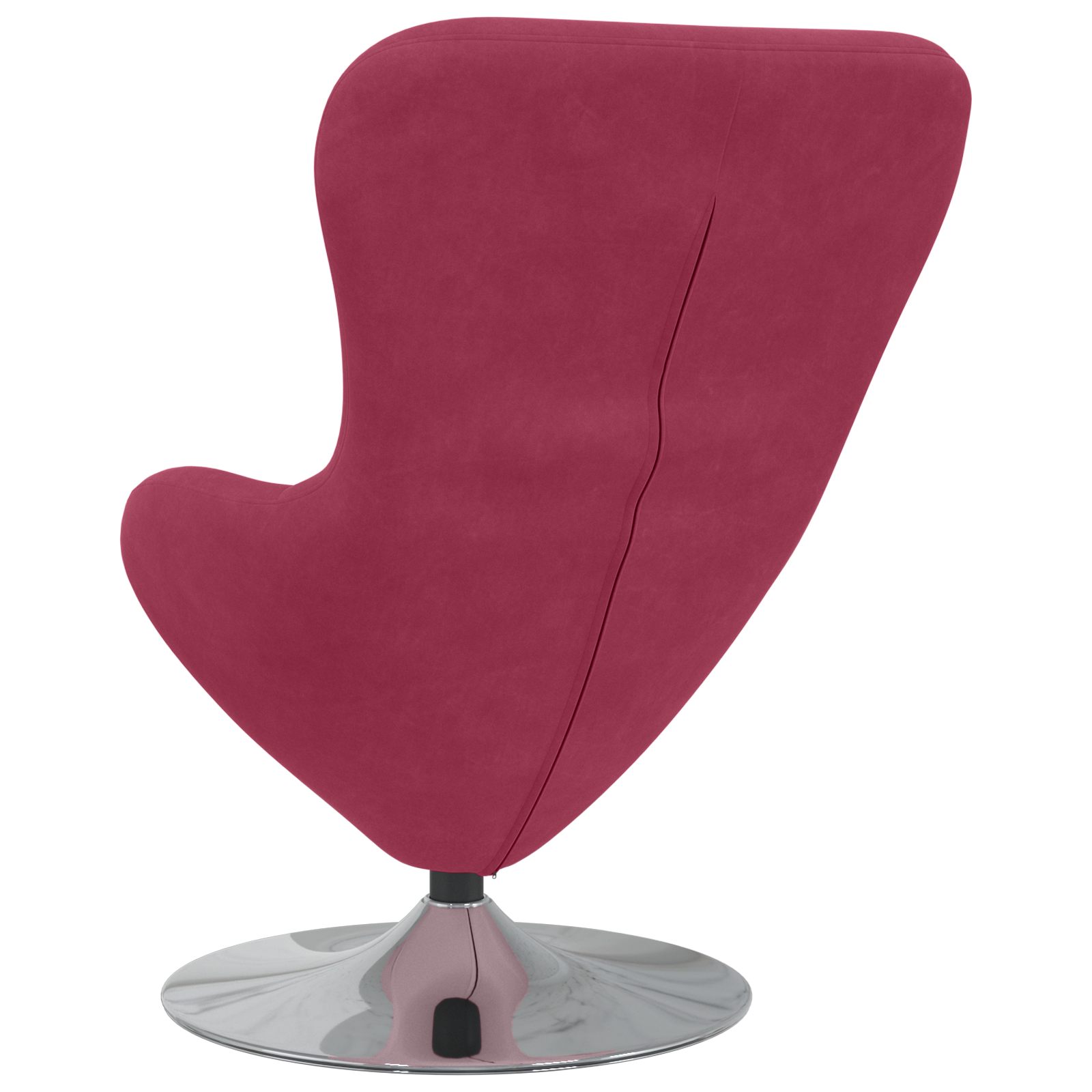 Egg Chair Wine Red Velvet - Image 6