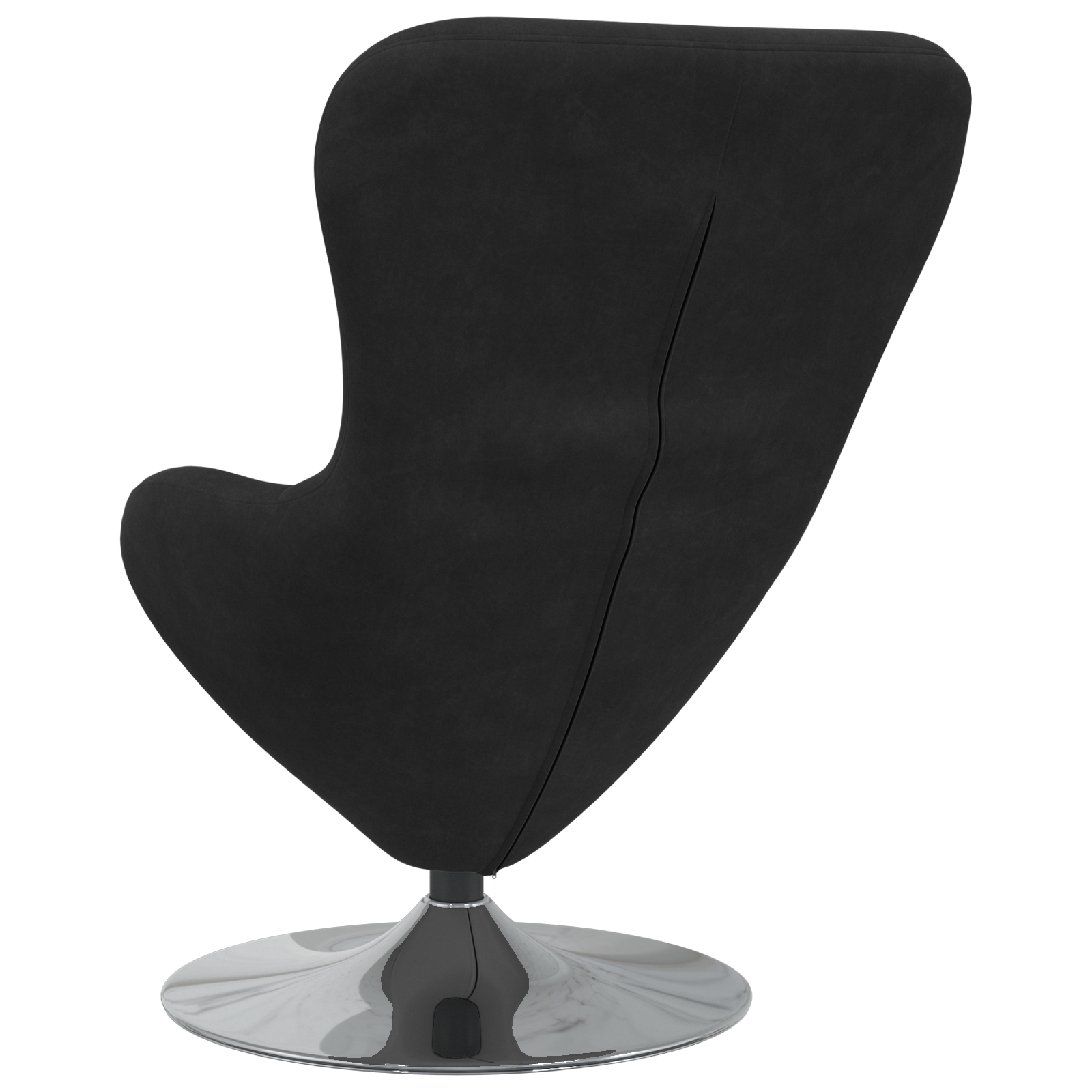Egg Chair Black Velvet - Image 6