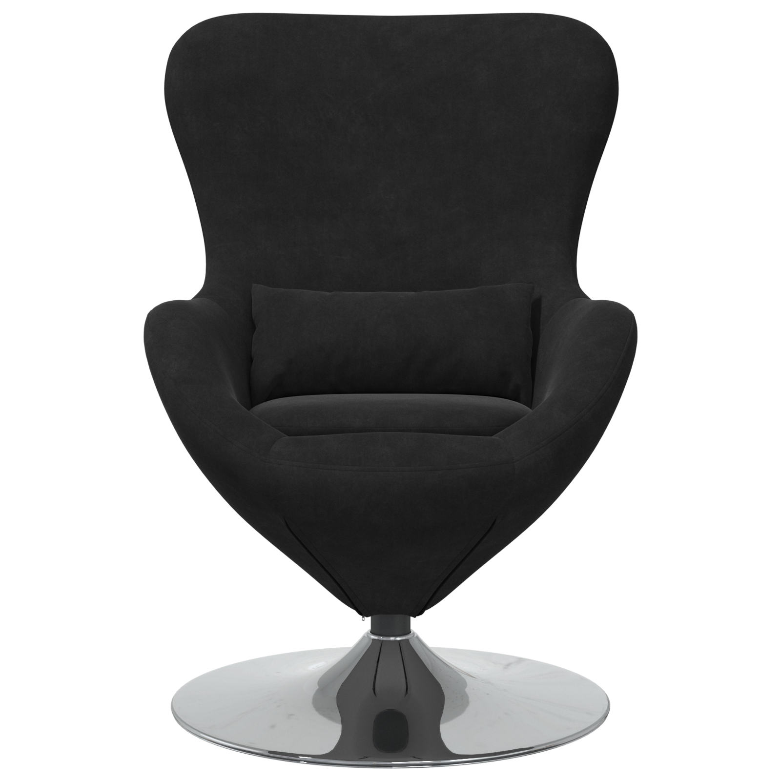 Egg Chair Black Velvet - Image 4