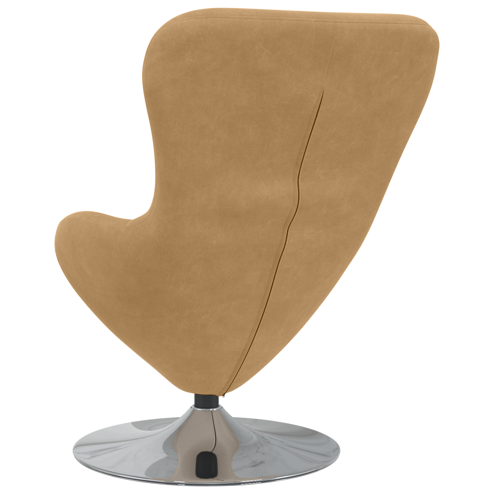 Egg Chair Brown Velvet - Image 6