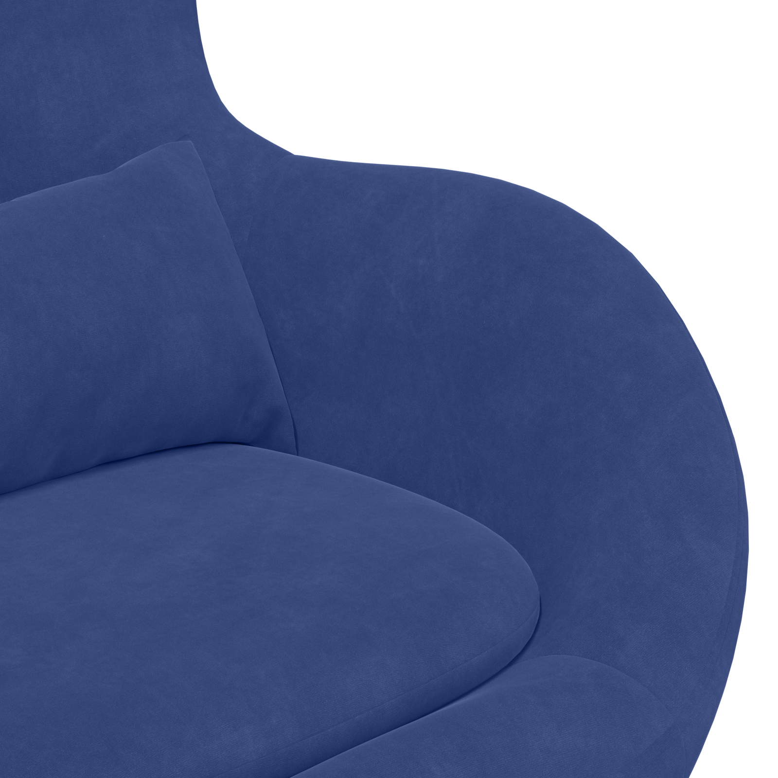 Egg Chair Police Blue Velvet - Image 7