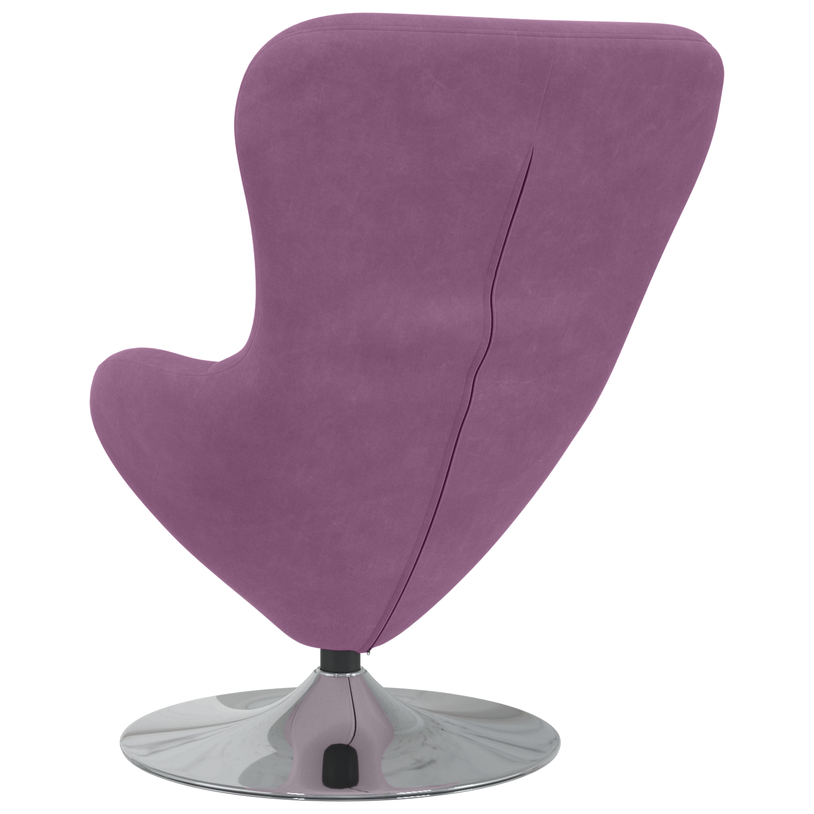 Egg Chair Purple Velvet - Image 6