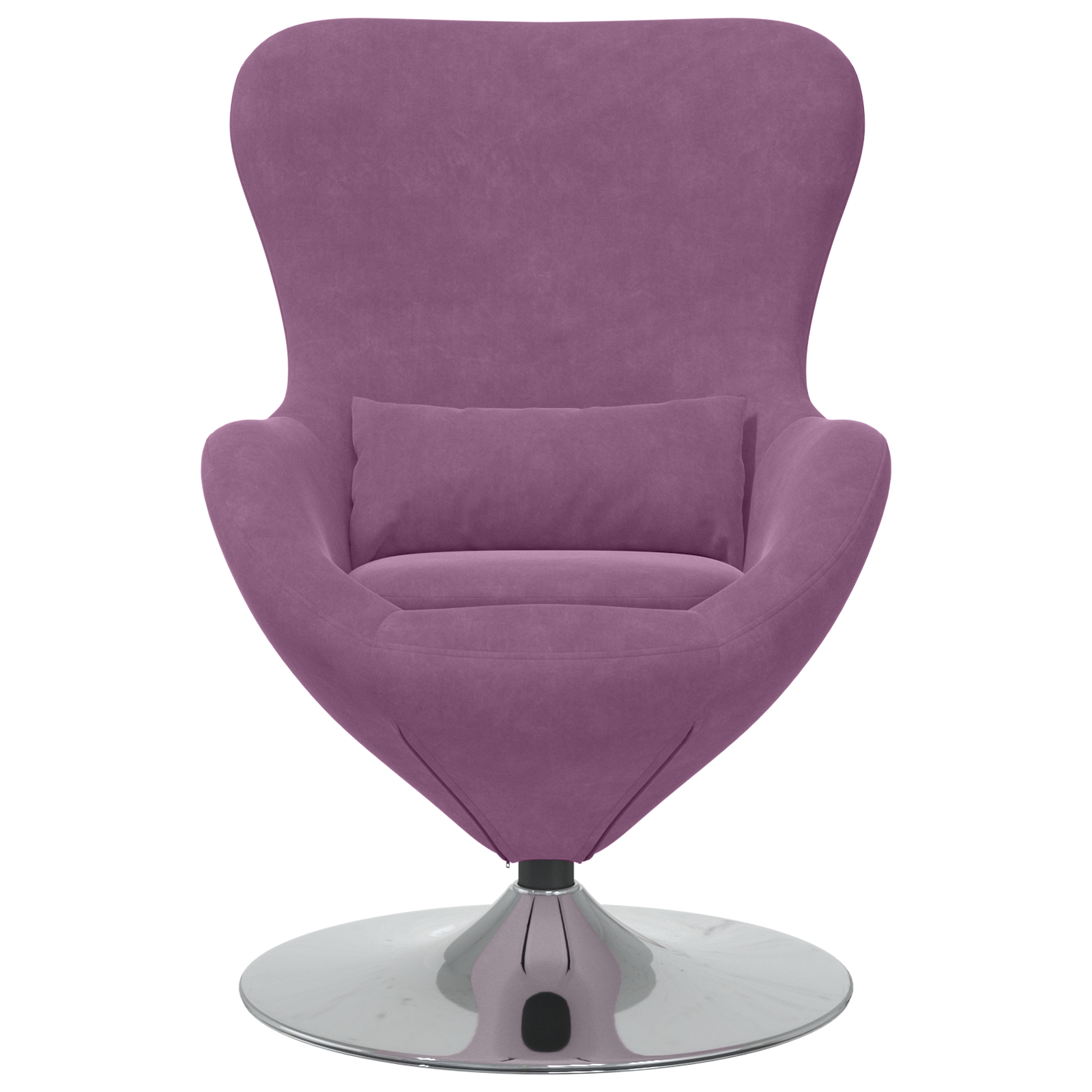 Egg Chair Purple Velvet - Image 4