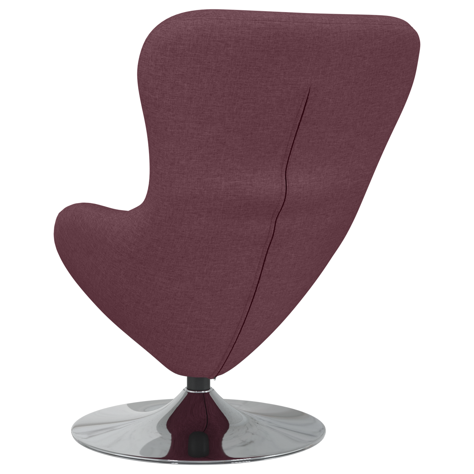 Egg Chair Purple Fabric - Image 6