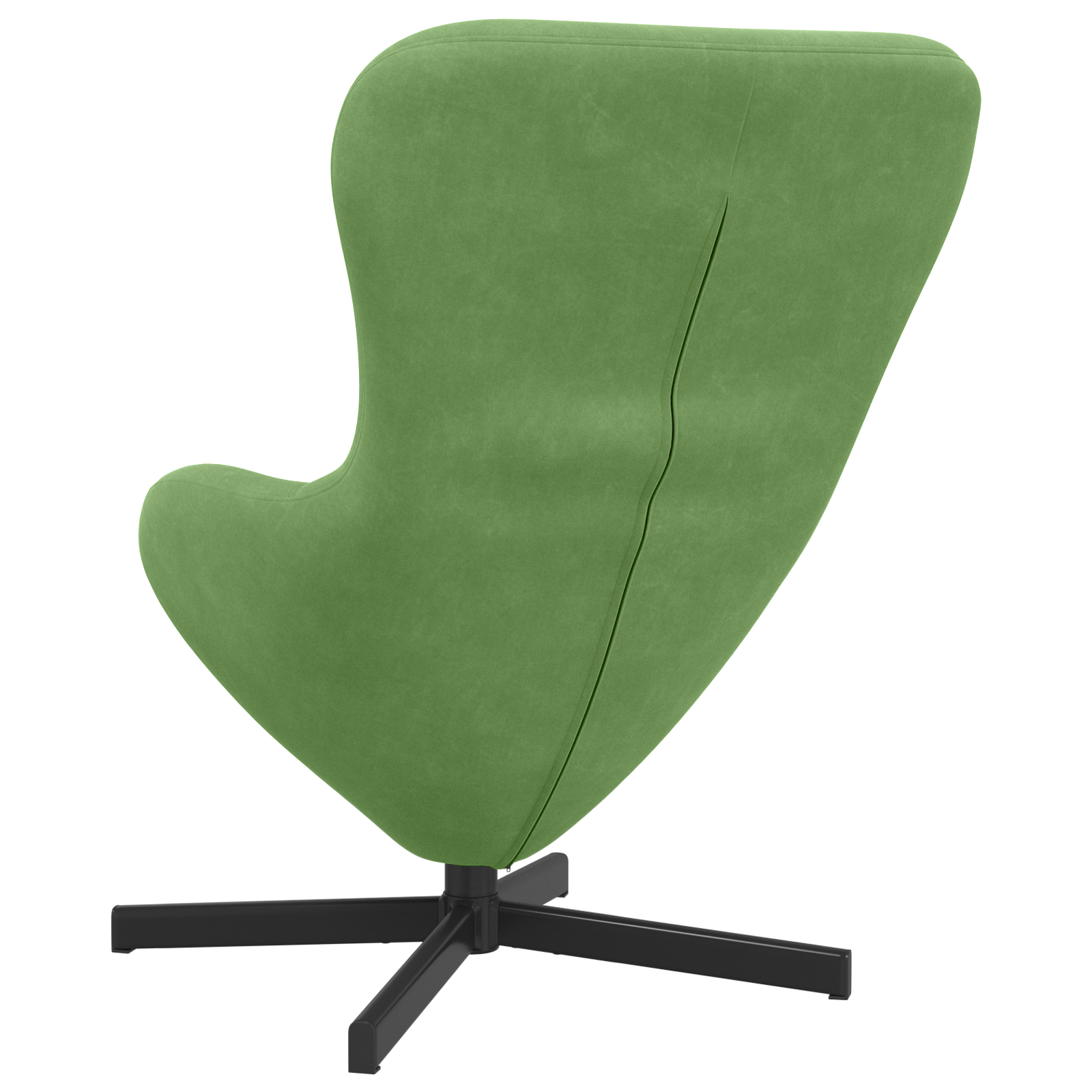 Egg Chair Light Green Velvet - Image 6