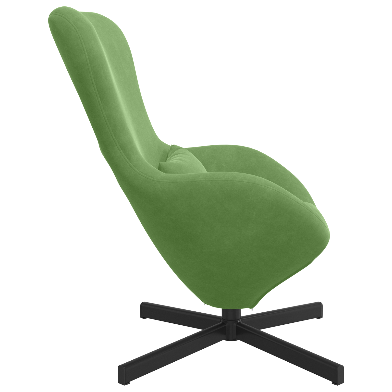 Egg Chair Light Green Velvet - Image 5