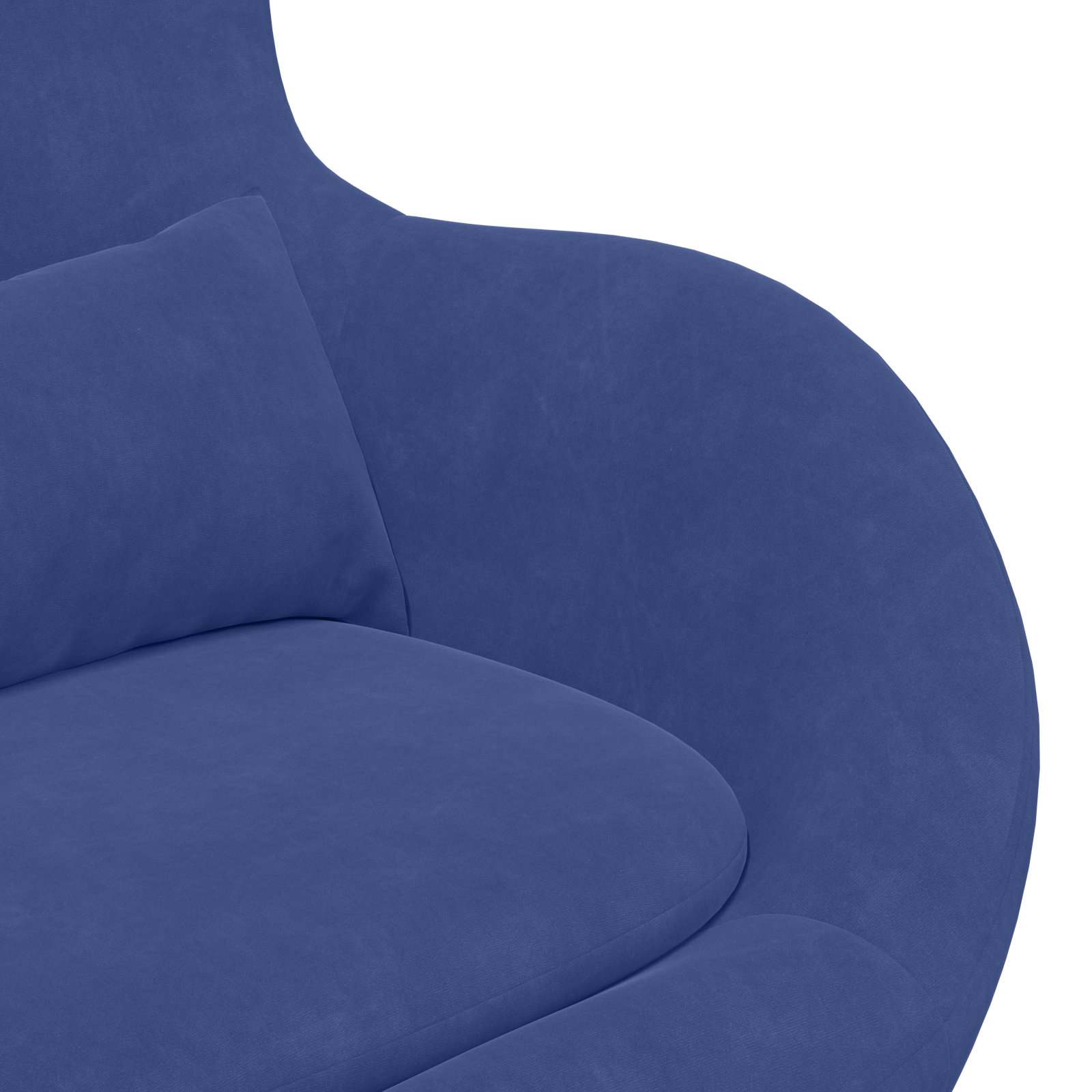 Egg Chair Police Blue Velvet - Image 7