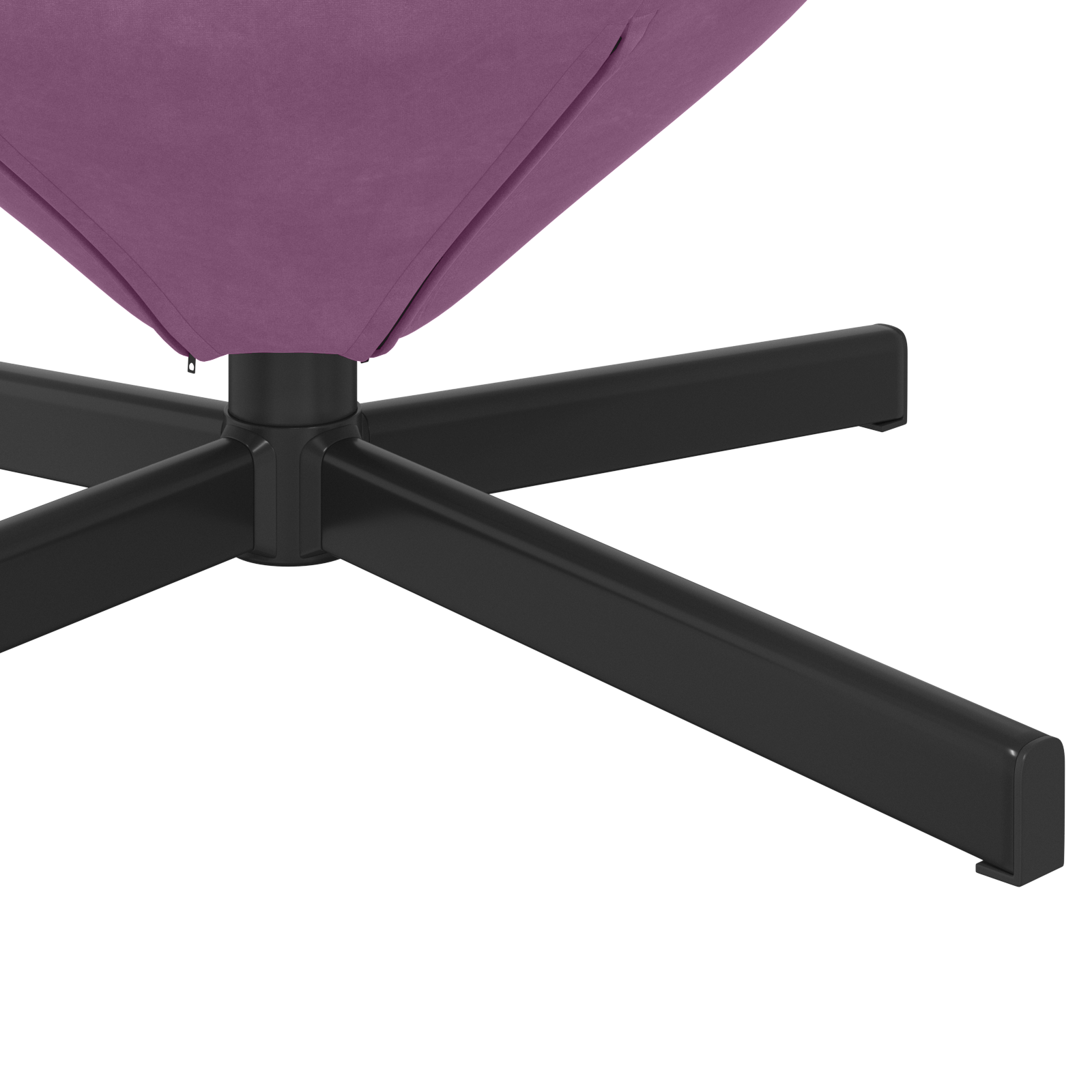 Egg Chair Purple Velvet - Image 8