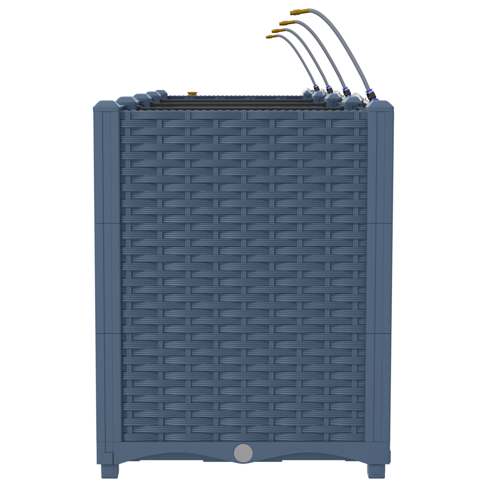 Garden Planters with Water Irrigation System 4 pcs Grey - Image 6