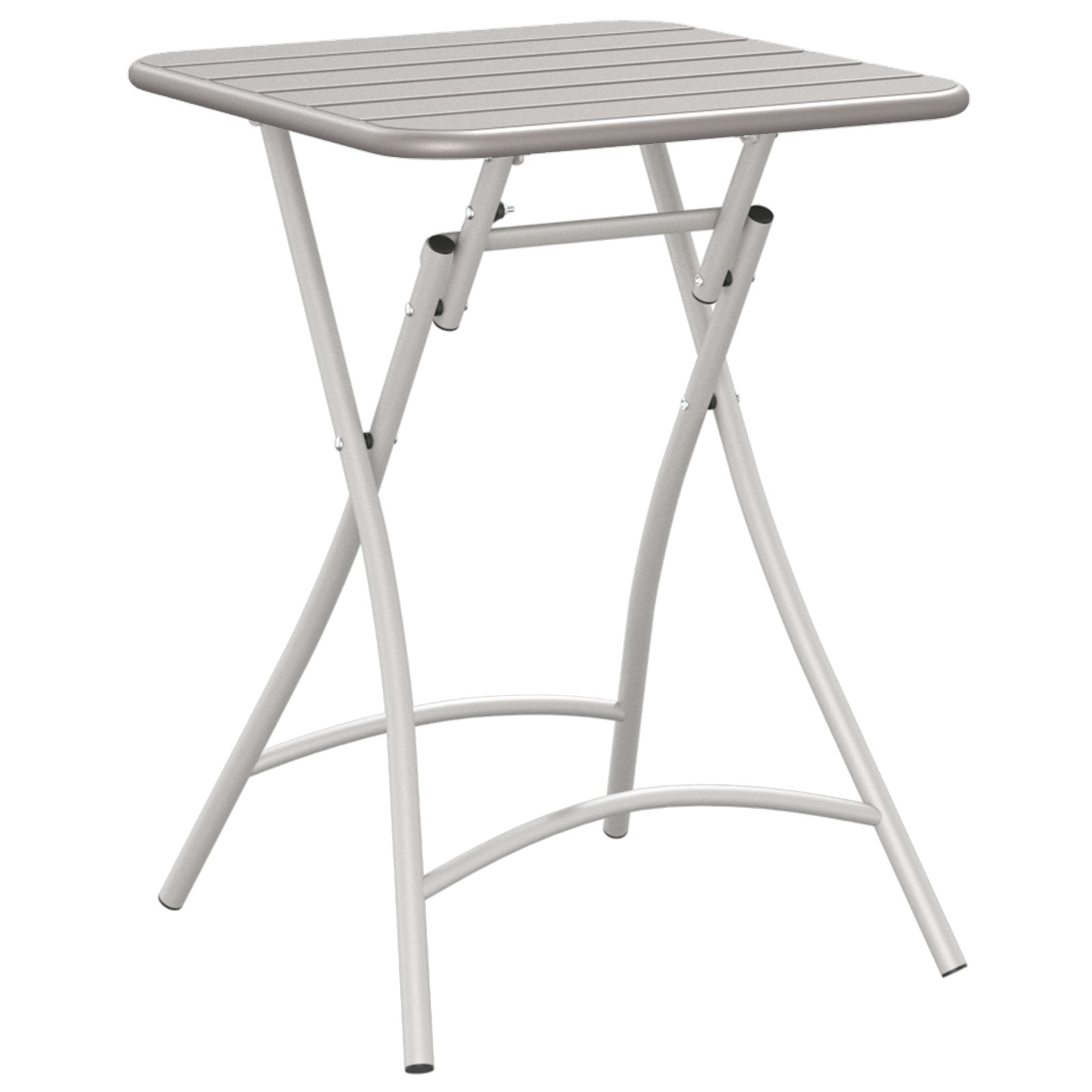Folding Garden Table Beige 55x55x73 cm Steel - Image 6