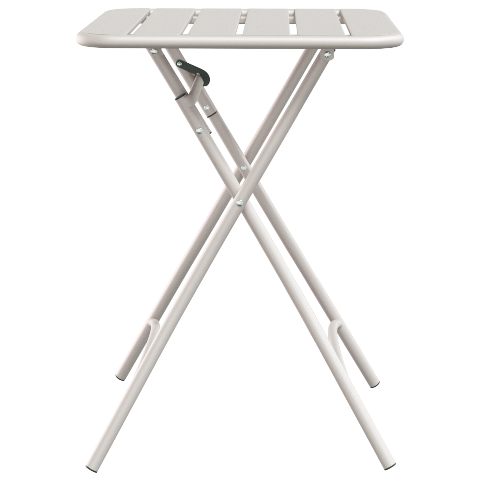 Folding Garden Table Beige 55x55x73 cm Steel - Image 5