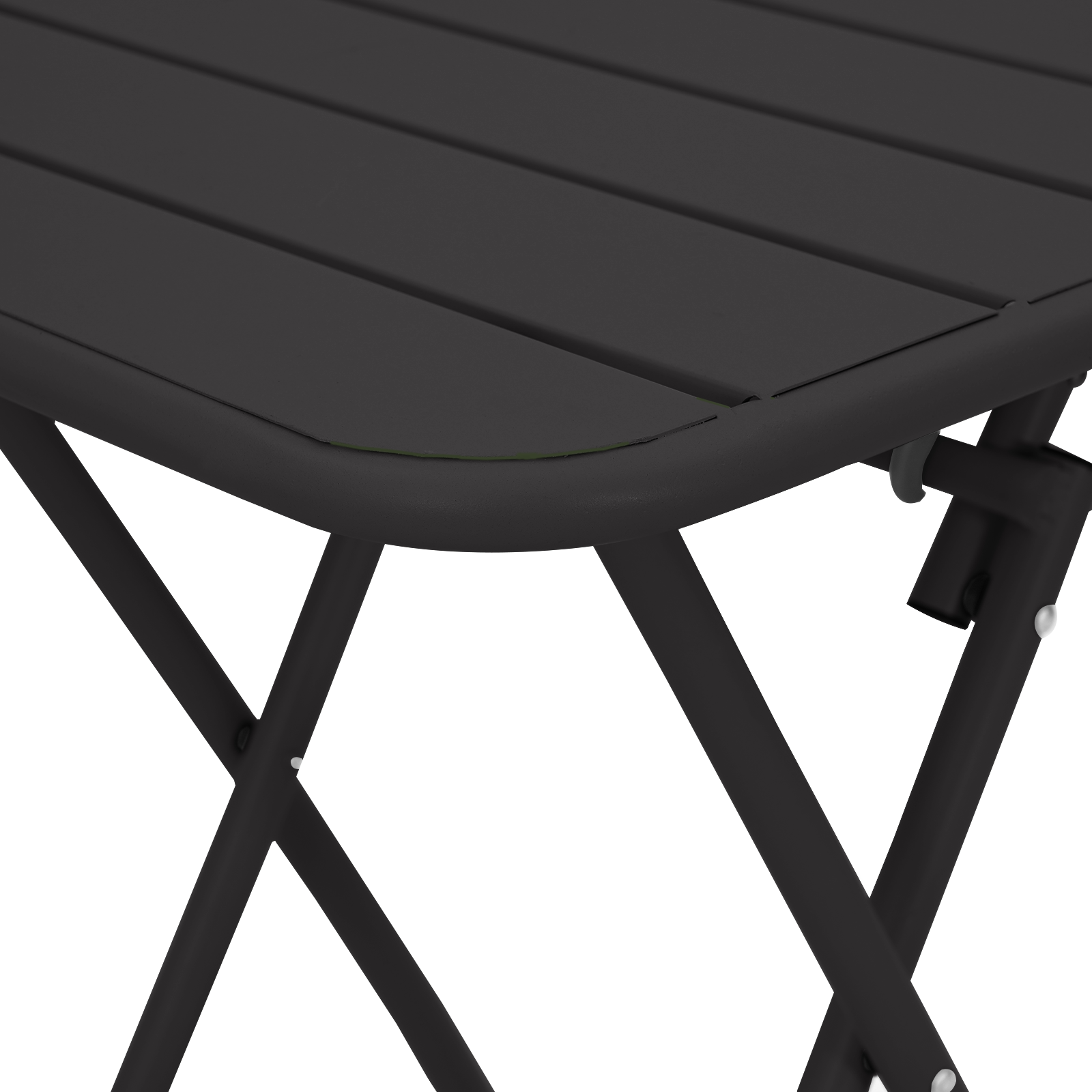 Foldable Garden Table - Anthracite - 55x55x73 cm - Steel - Image 7