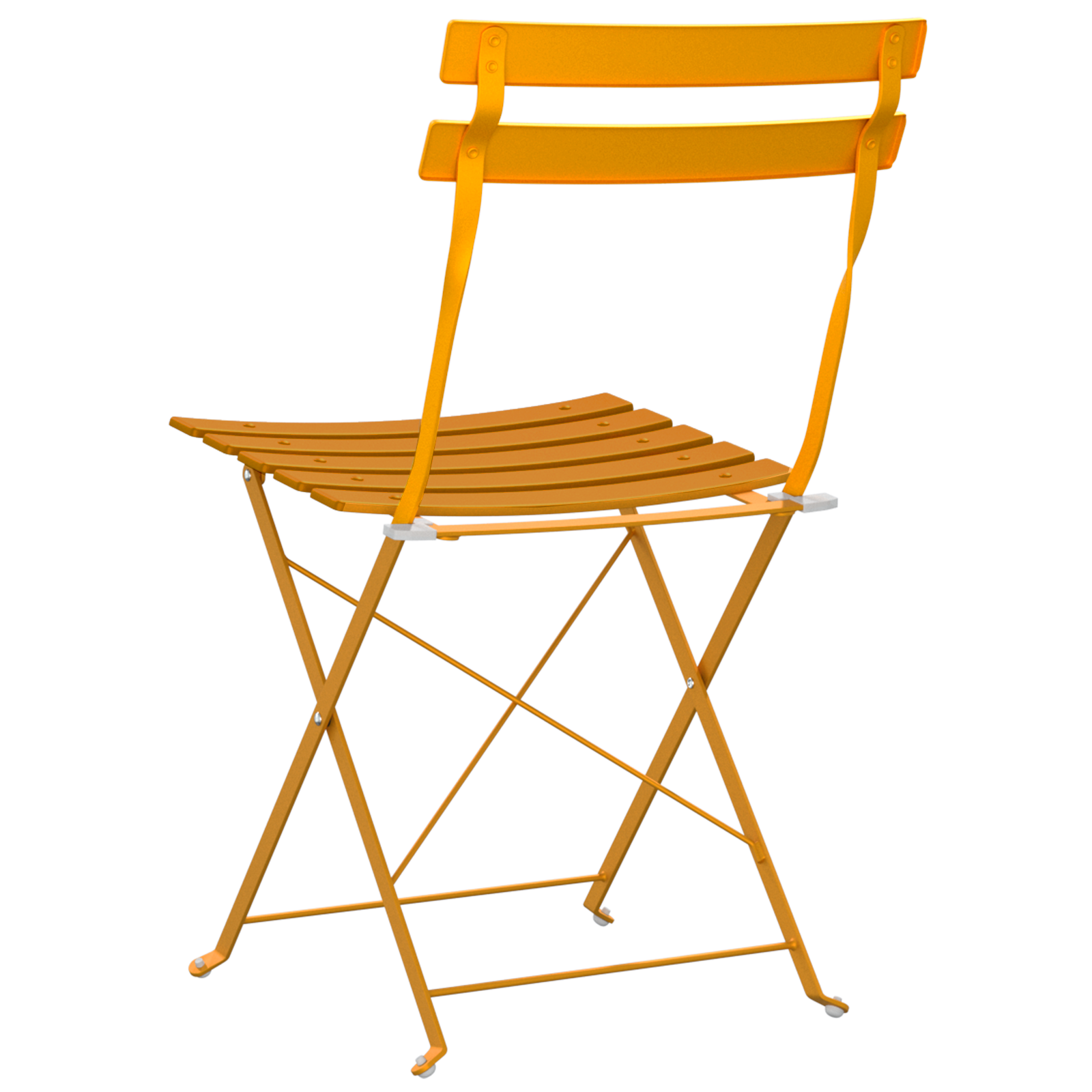 Outdoor Chairs Mustard Metal Compact Foldable Outdoor Chair - Image 7