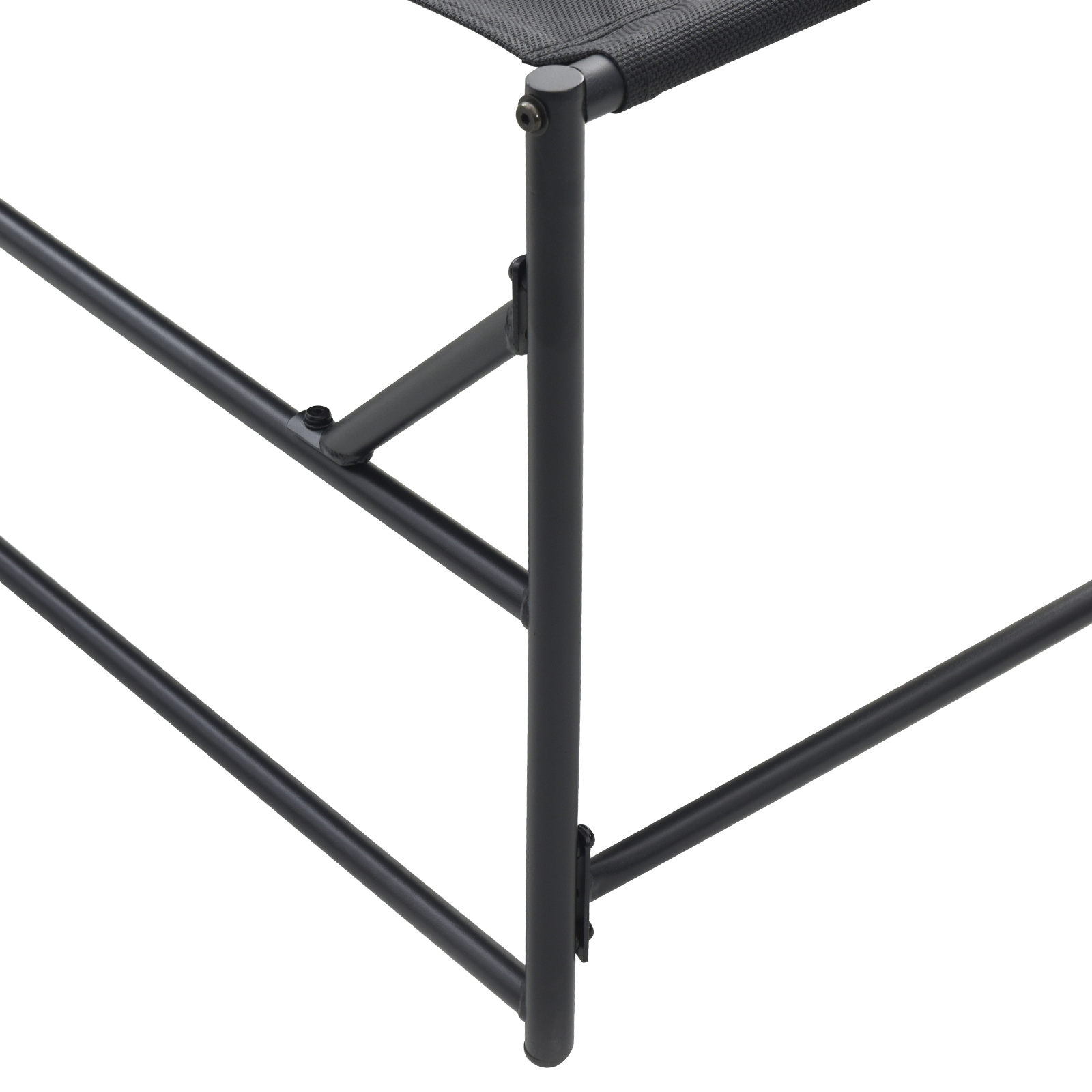 Garden Sunbed - Anthracite - 200x74x73 cm - Steel & Textilene - Image 8