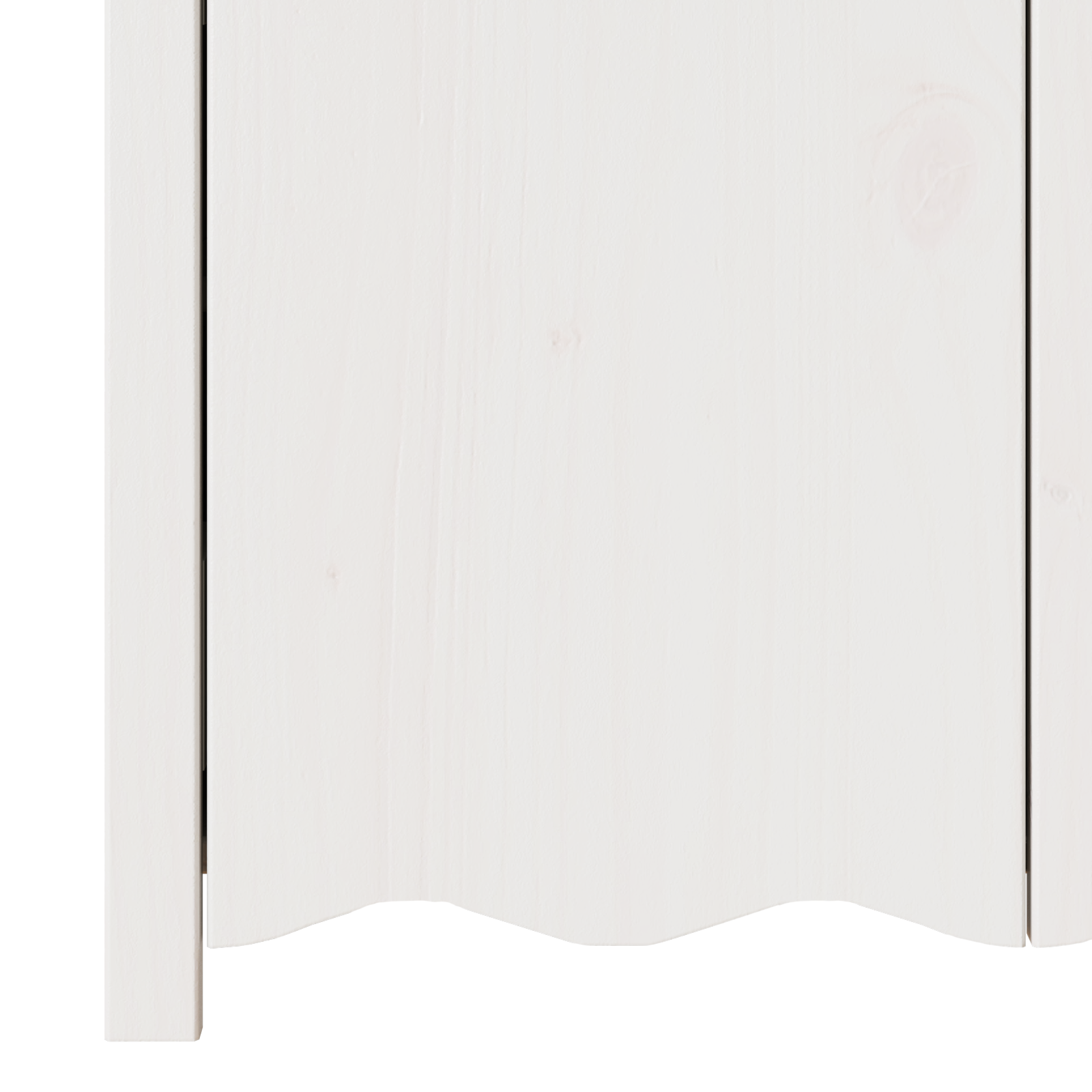 Sideboard "DRAMMEN" White 114x43x75,5 cm Solid Wood Pine - Image 10