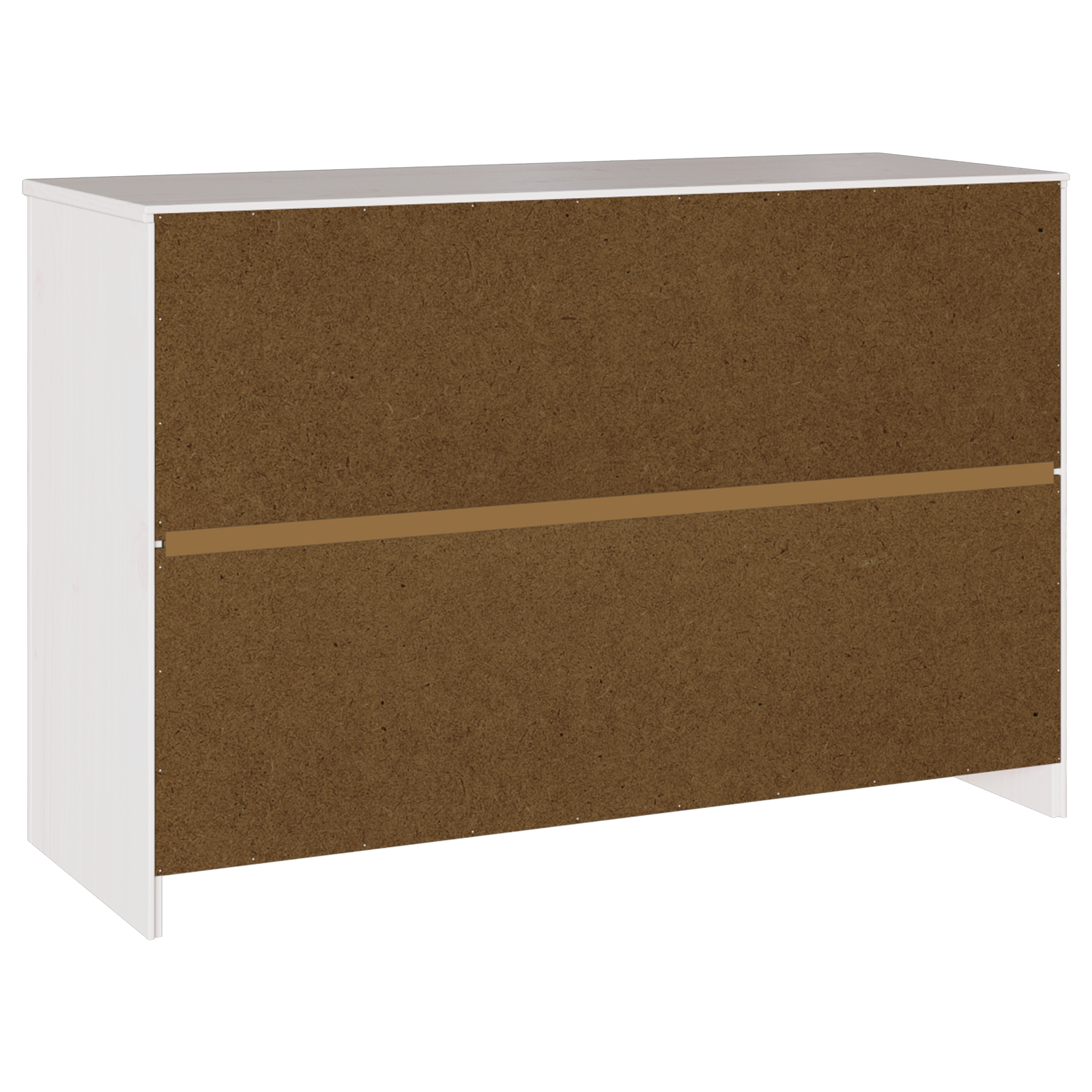 Sideboard "DRAMMEN" White 114x43x75,5 cm Solid Wood Pine - Image 6