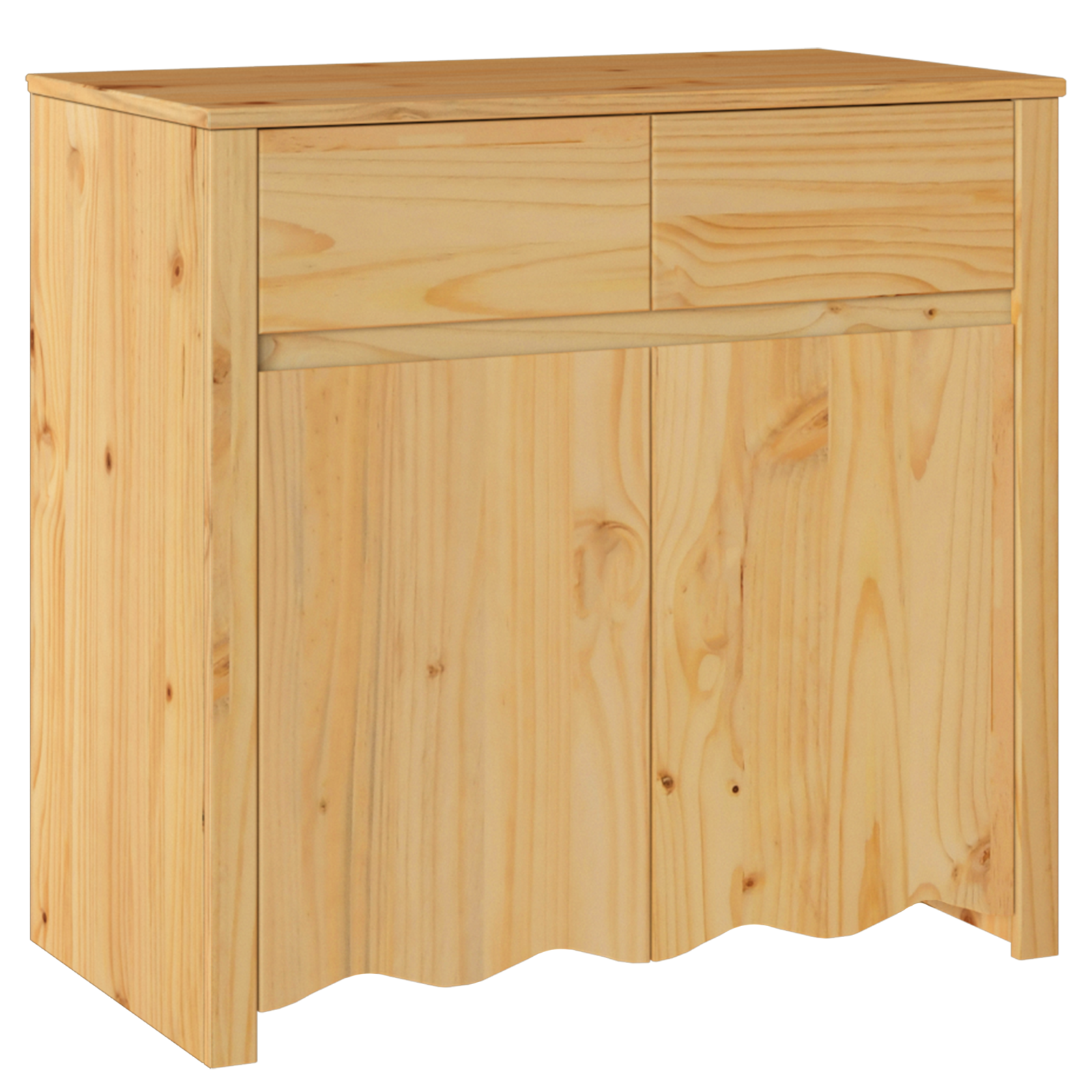 Sideboard "DRAMMEN" 79x43x75,5 cm Solid Wood Pine - Image 2