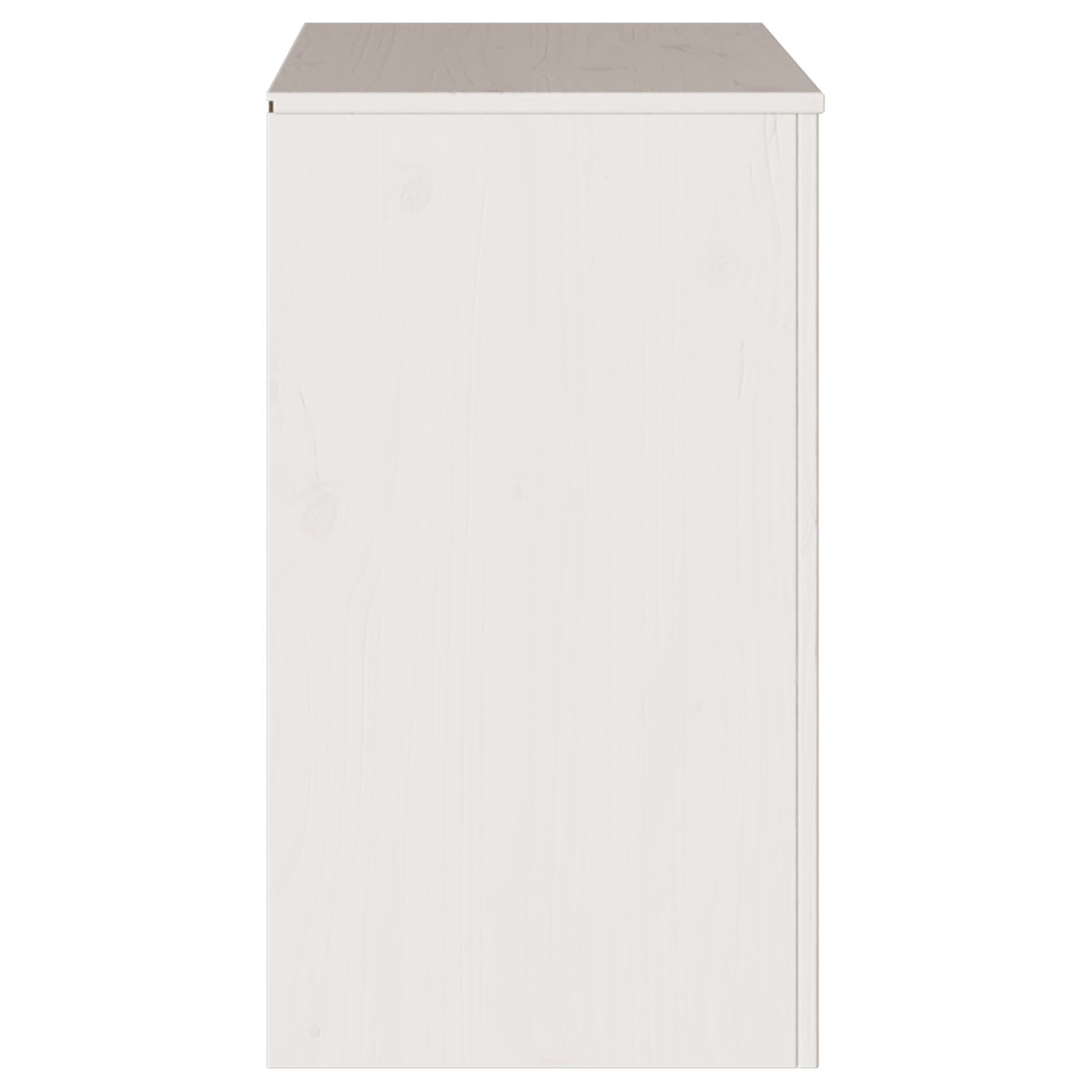 Sideboard "DRAMMEN" White 79x43x75,5 cm Solid Wood Pine - Image 8