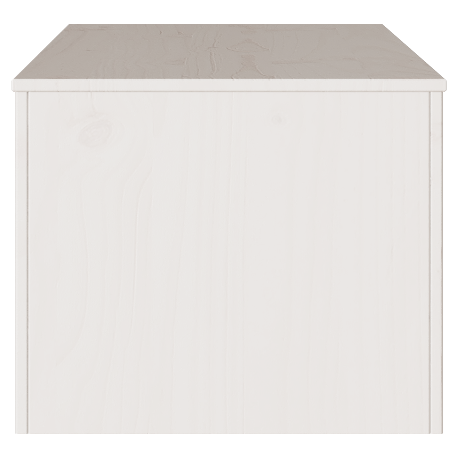 Coffee Table "DRAMMEN" White 99x55x45 cm Solid Wood Pine - Image 8