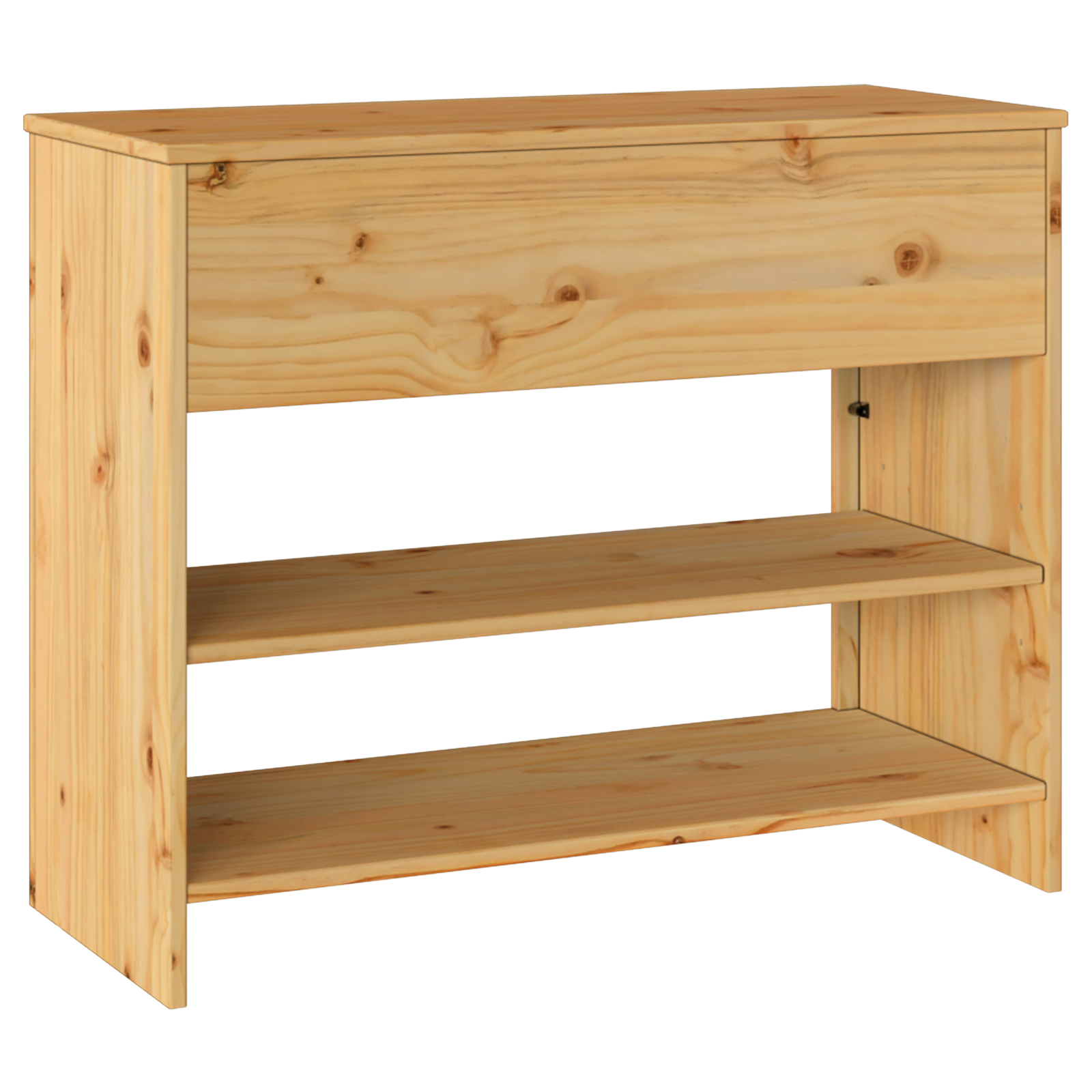 Konsolinis stalas "DRAMMEN" 89,5x37x73 cm kietas pušies medis - Image 6