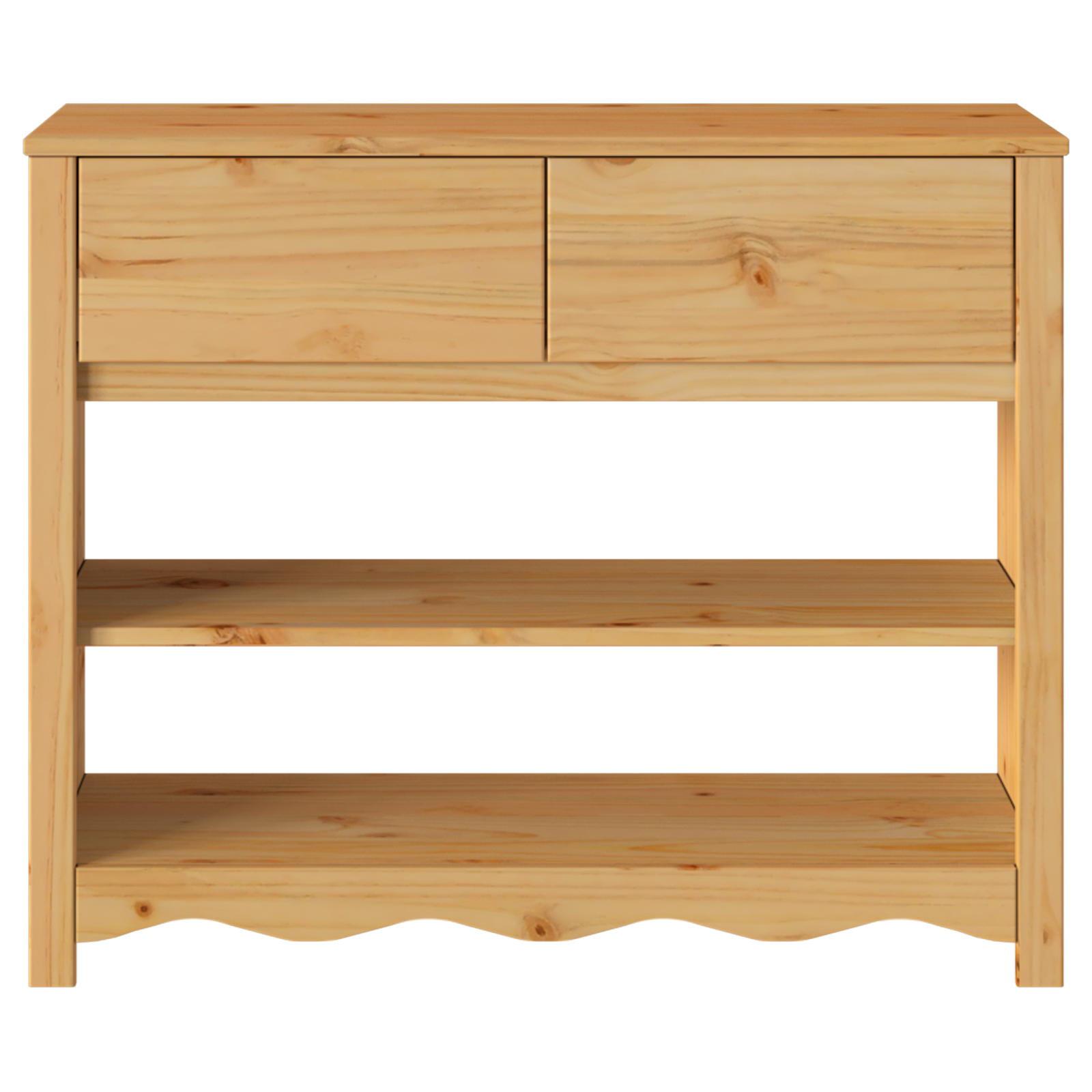 Konsolinis stalas "DRAMMEN" 89,5x37x73 cm kietas pušies medis - Image 7