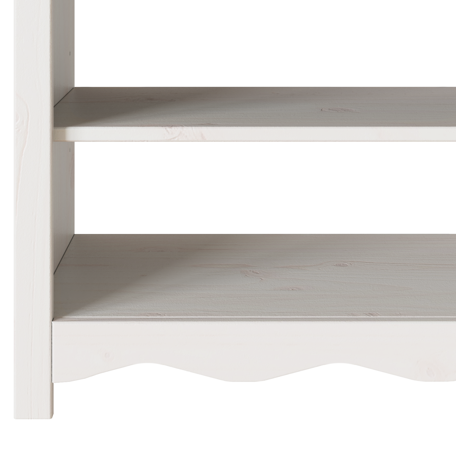Konsolinis stalas "DRAMMEN" Baltas 89,5x37x73 cm Iš kietos pušies - Image 10
