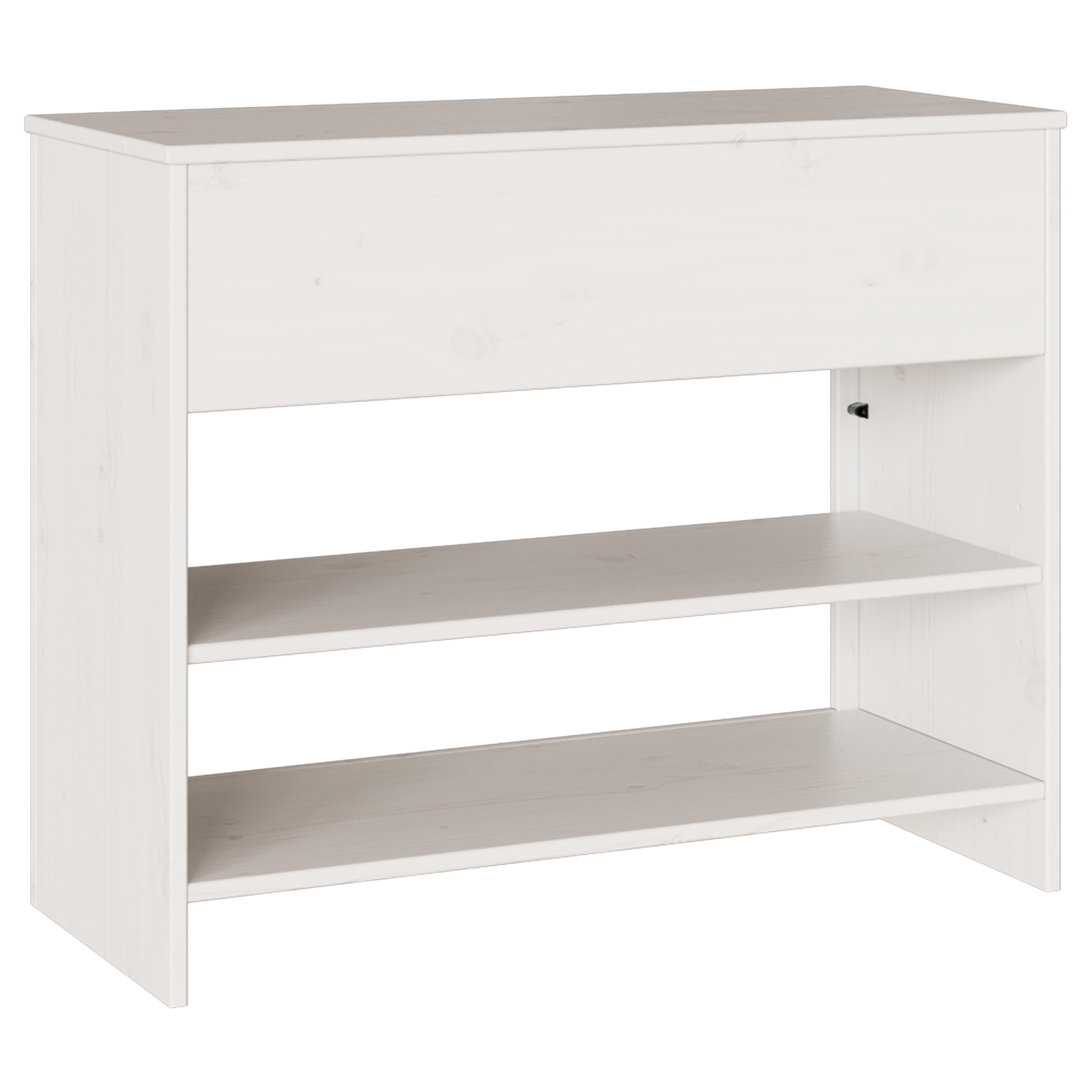 Konsolinis stalas "DRAMMEN" Baltas 89,5x37x73 cm Iš kietos pušies - Image 6