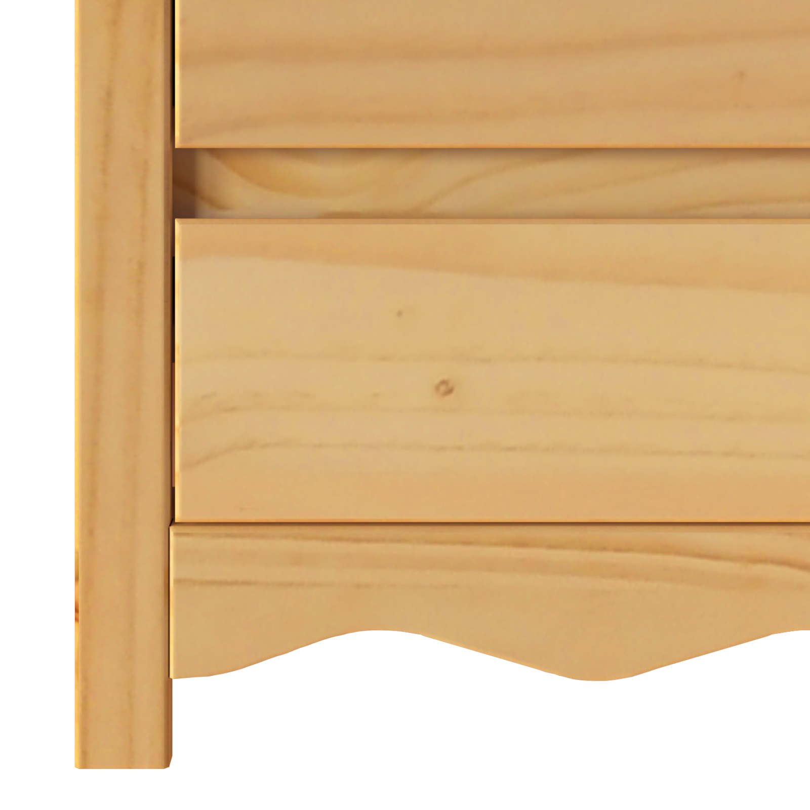 Bedside Cabinet "DRAMMEN" 45x35x56 cm Solid Wood Pine - Image 10