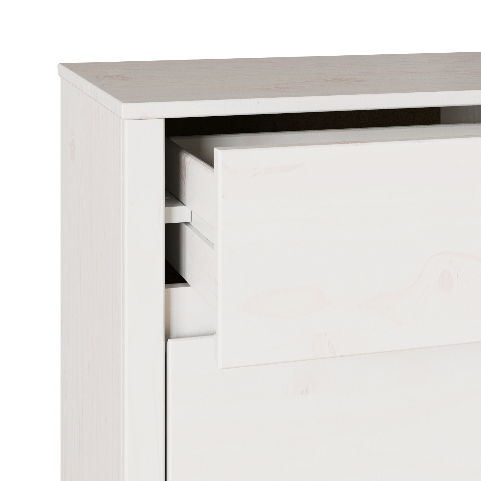 Komoda "DRAMMEN" Balta 111x43x73,5 cm Kietasis pušis - Image 9