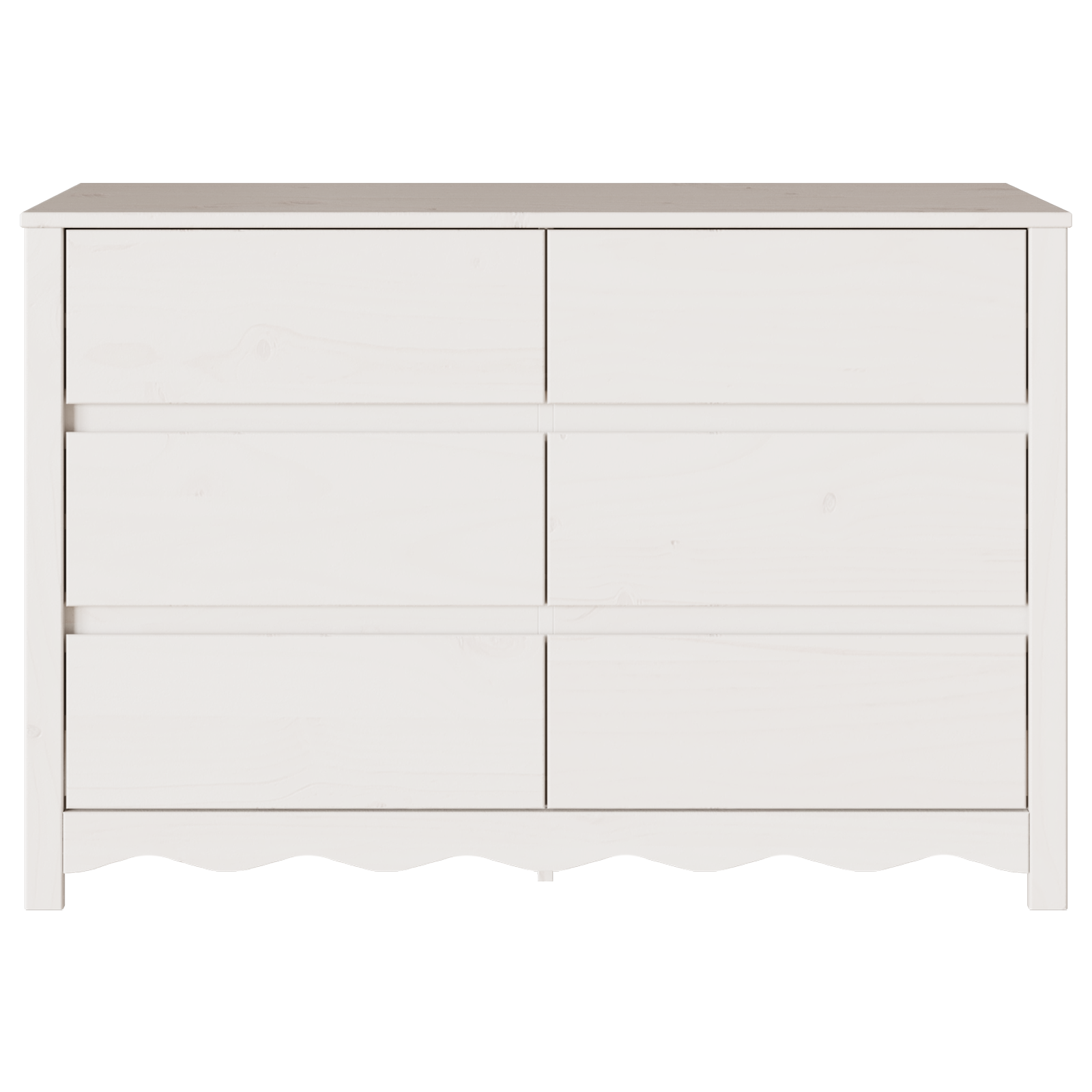 Komoda "DRAMMEN" Balta 111x43x73,5 cm Kietasis pušis - Image 7