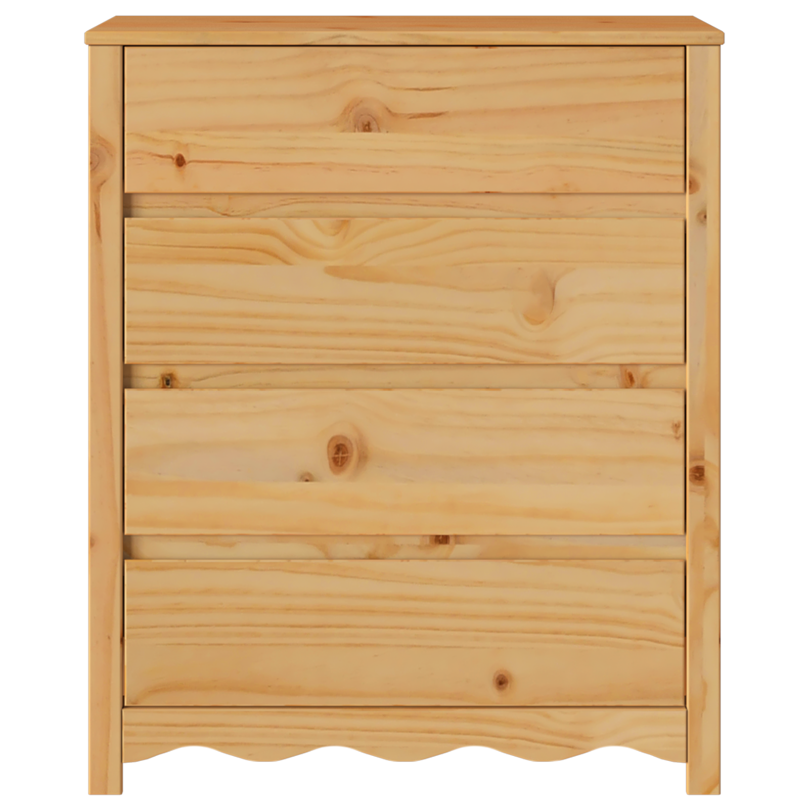 Chest of Drawers "DRAMMEN" 76,5x40x91 cm Solid Wood Pine - Image 7