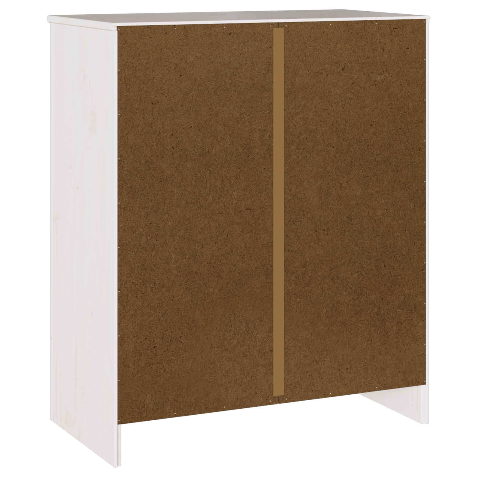 Komoda "DRAMMEN" Balta 76,5x40x91 cm Kietas medžio pušis - Image 6