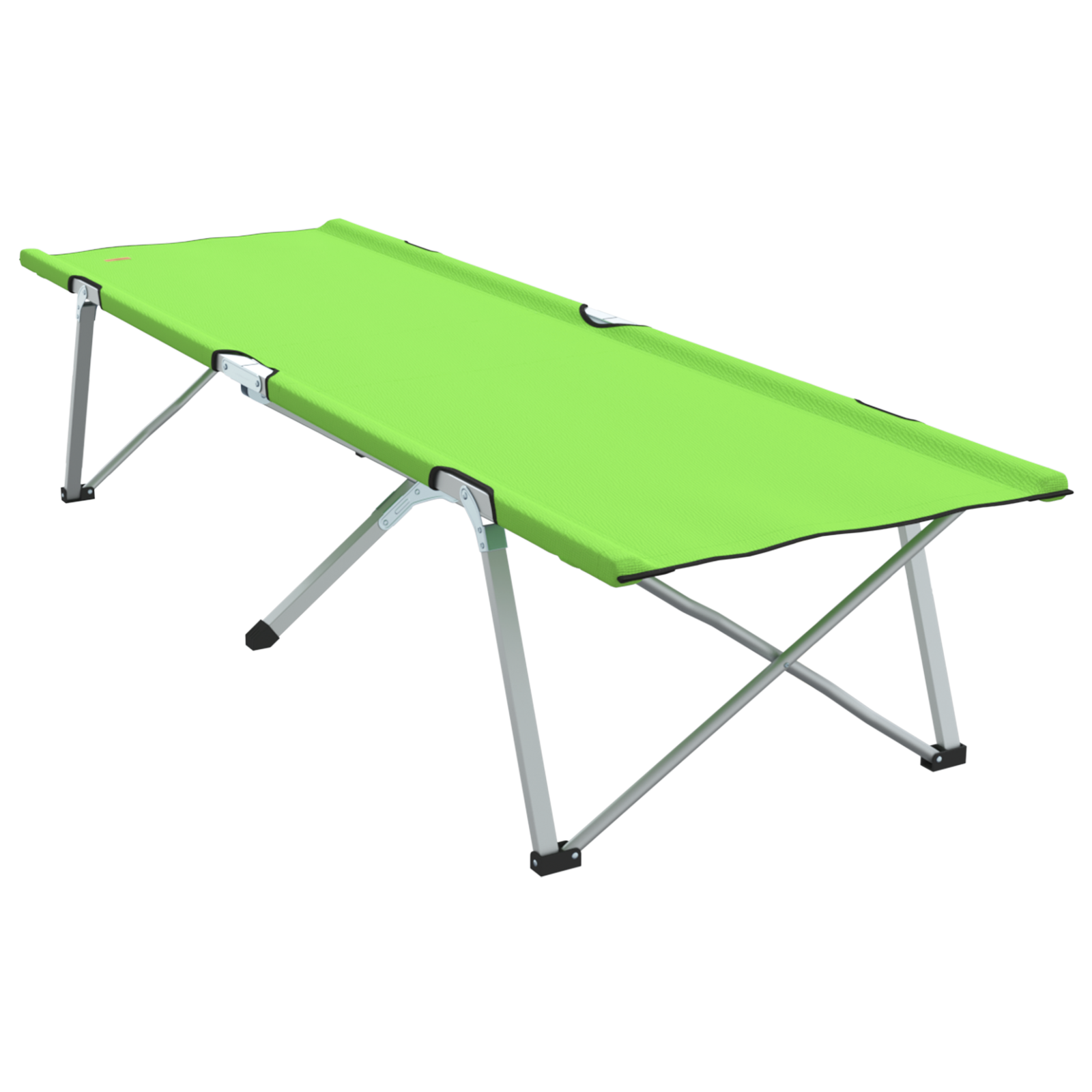 Folding Camping Bed Dark green Metal frame with fabric surface - Image 7