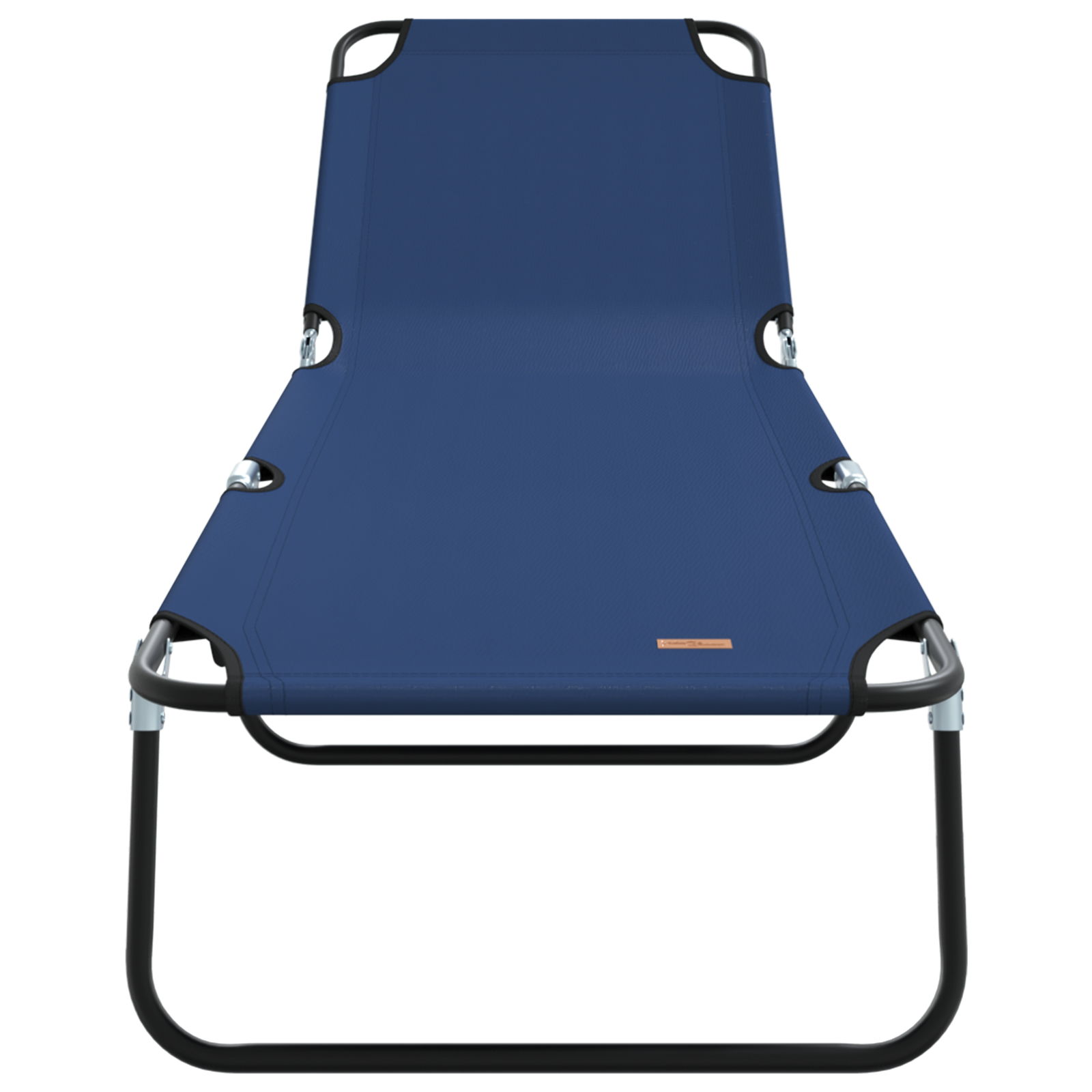 Folding Sun Lounger 2 pcs Portable Blue 600D Oxford Fabric - Image 5