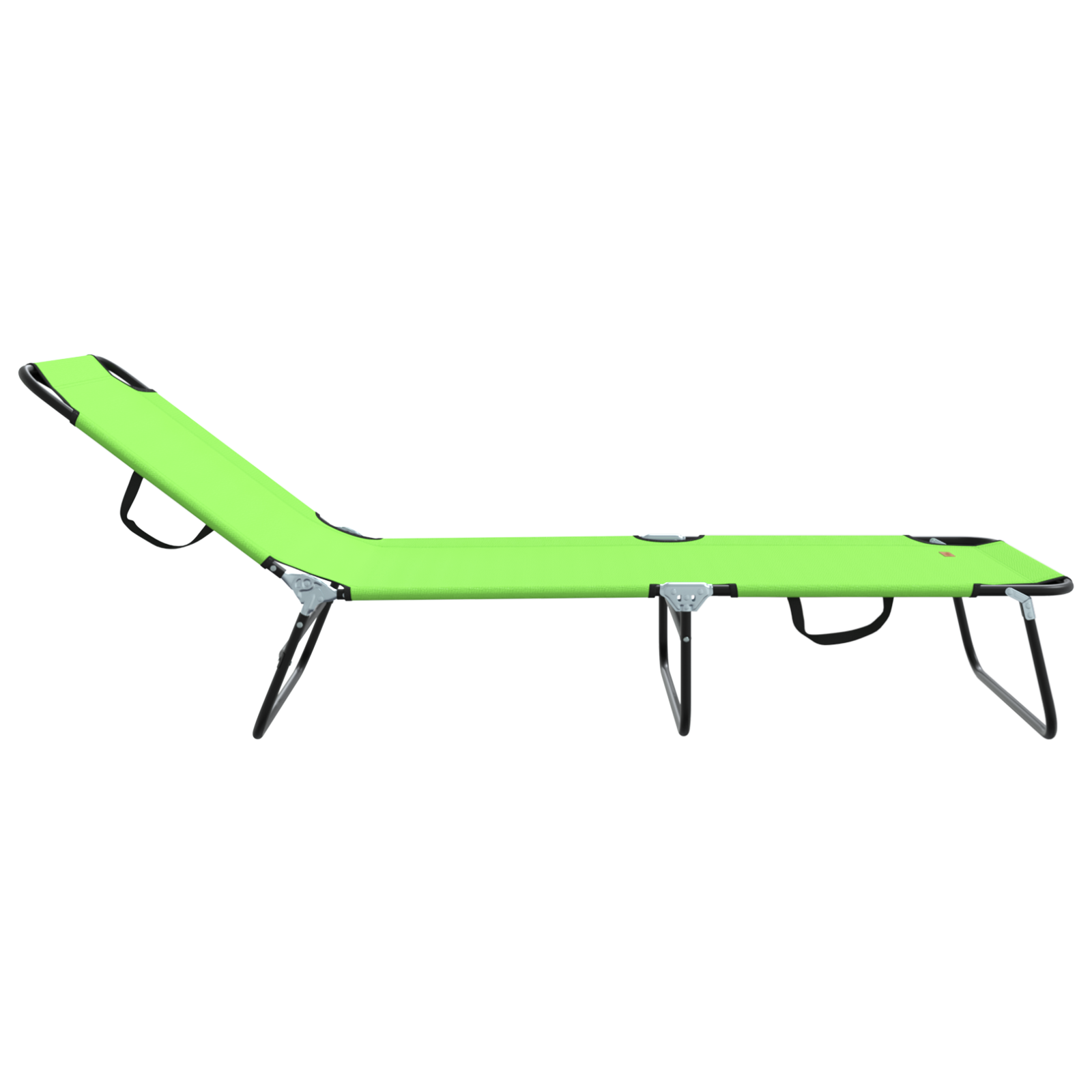 Folding Sun Lounger 2 pcs Portable Green 600D Oxford Fabric - Image 6